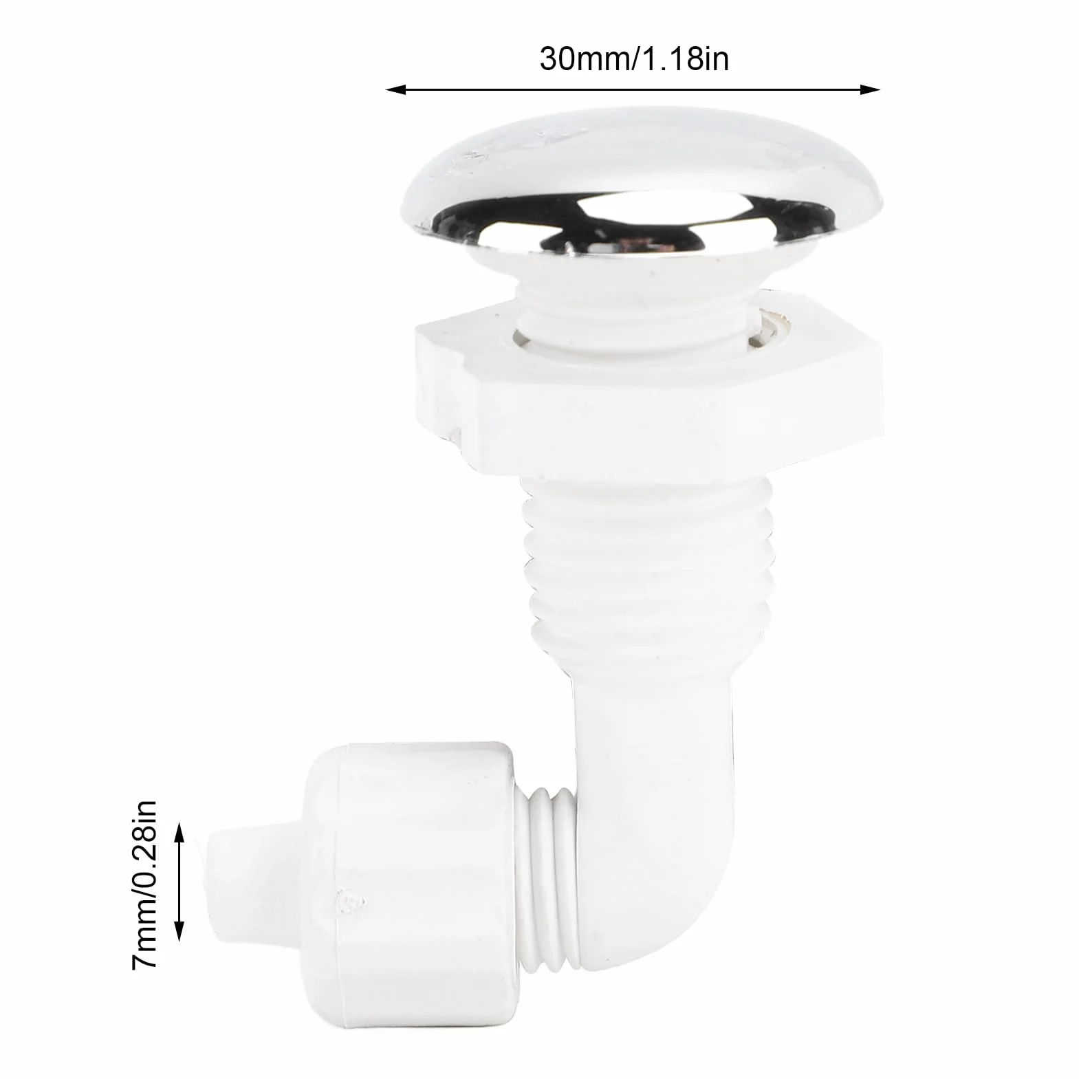 Buses d'air torsadées en PVC robuste pour jacuzzi et piscine - Lot de 3