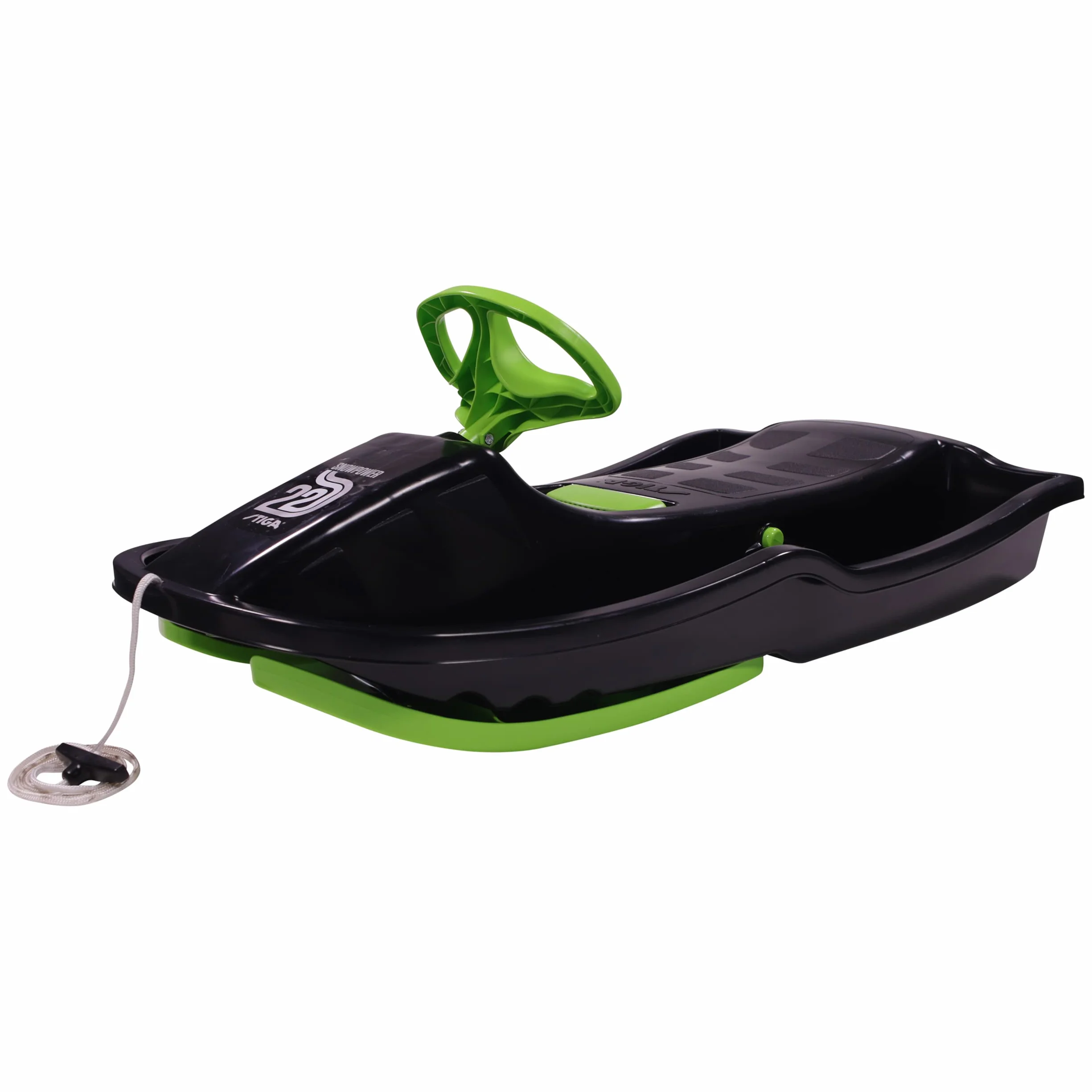 STIGA Snowpower Luge d'hiver avec Volant et Frein, pour Les Enfants à partir de 5 Ans