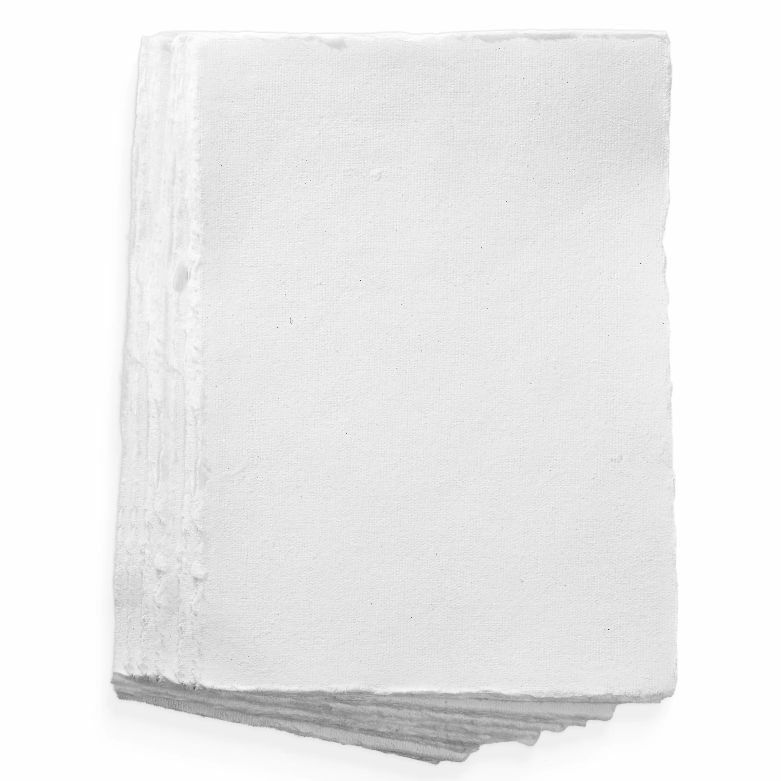 Papier Aquarelle A5 150 GSM 15x21 cm Fait Main Bords Frangés Pressé à Froid Lot de 50