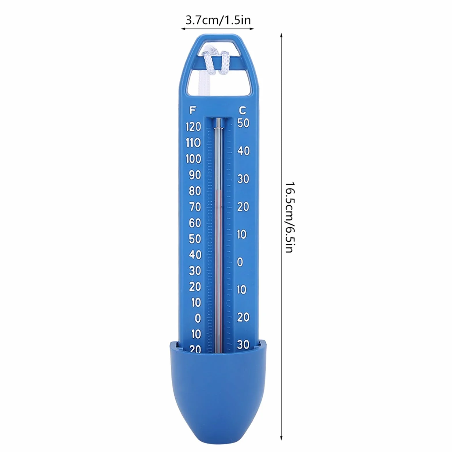 Thermomètre de Piscine Flottant étanche, Large Plage de Test pour Piscine, Sauna, Sources Chaudes