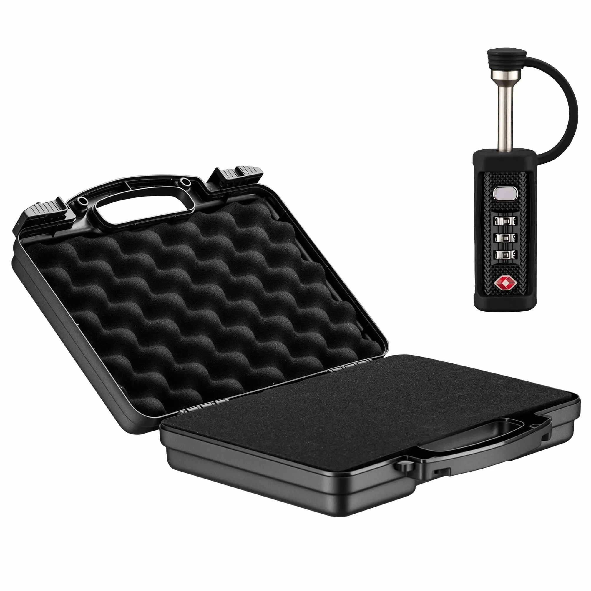 WilTec Mallette pour Armes avec Serrure, Valise pour armements Longues en PP, Valise pour arcs et fusils