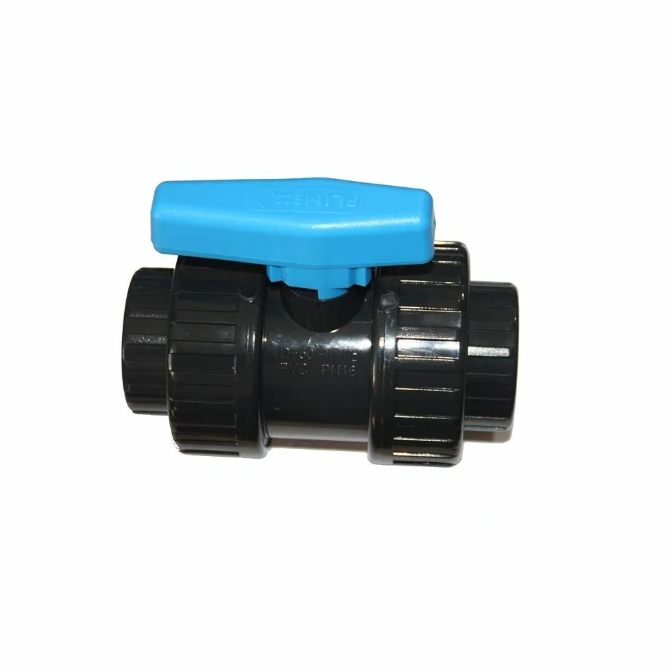 Vanne ø 50 mm a boisseau à coller PVC PLIMEX