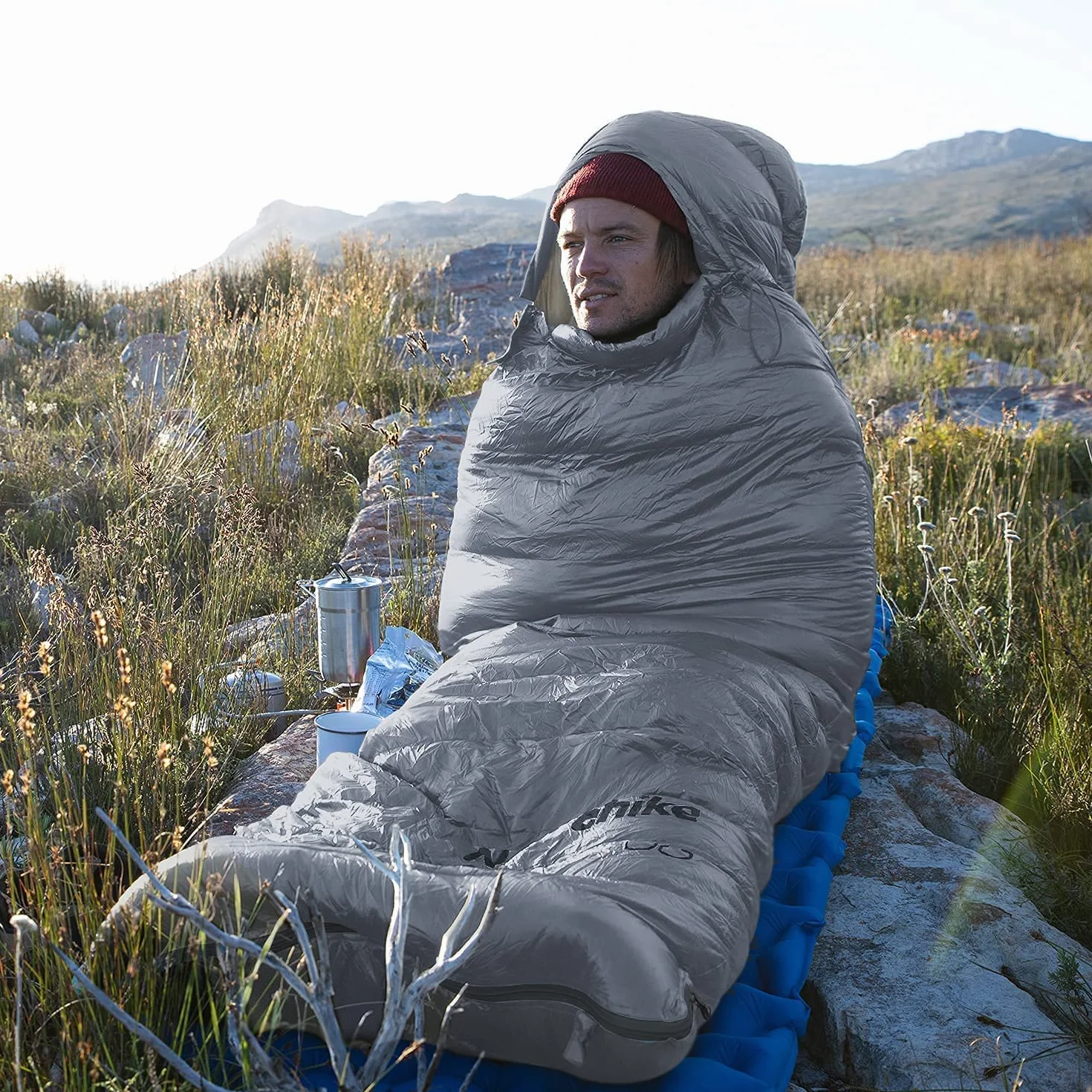 Naturehike Sac de Couchage en Duvet Ultra léger 650 FP 4 Saisons pour Camping Randonnée Voyage
