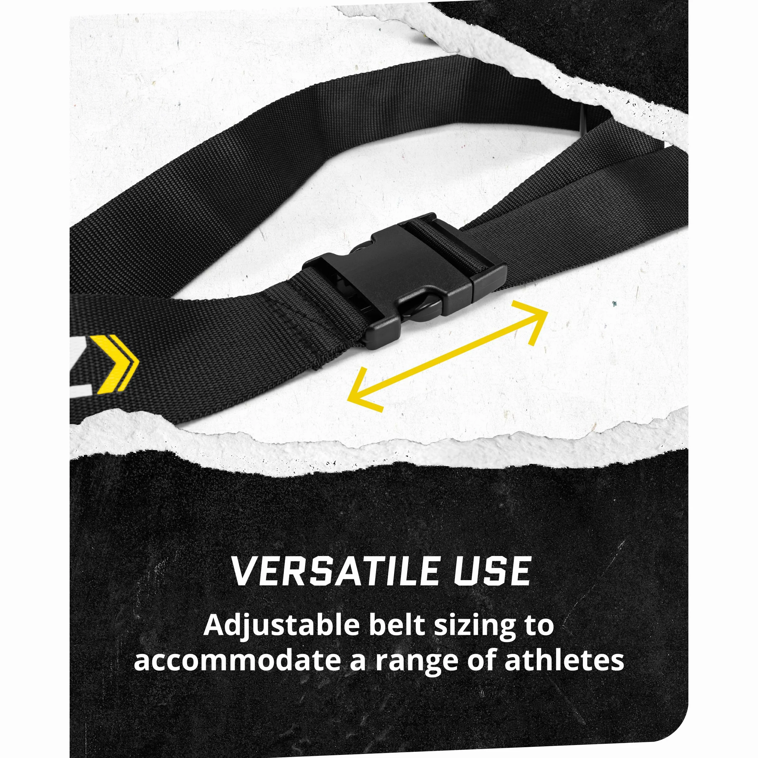 SKLZ Dual Agility Belt, ceinture d’agilité double ajustable légère pour vitesse explosivité résistance football basket sports collectifs