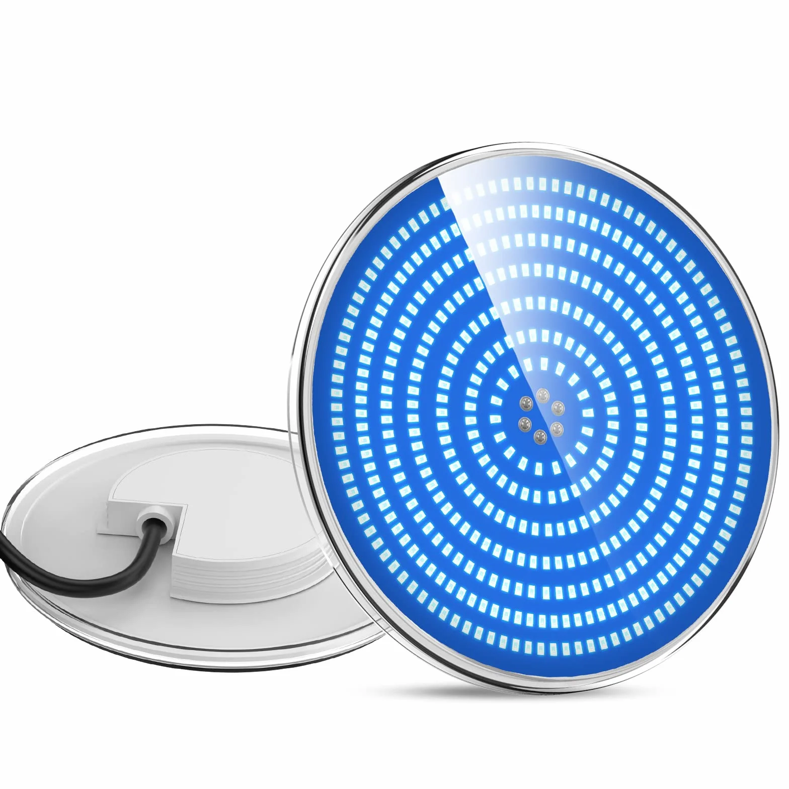 Projecteur Piscine LED 35W PAR56 1100lm IP68 12V AC/DC Bleu Pur