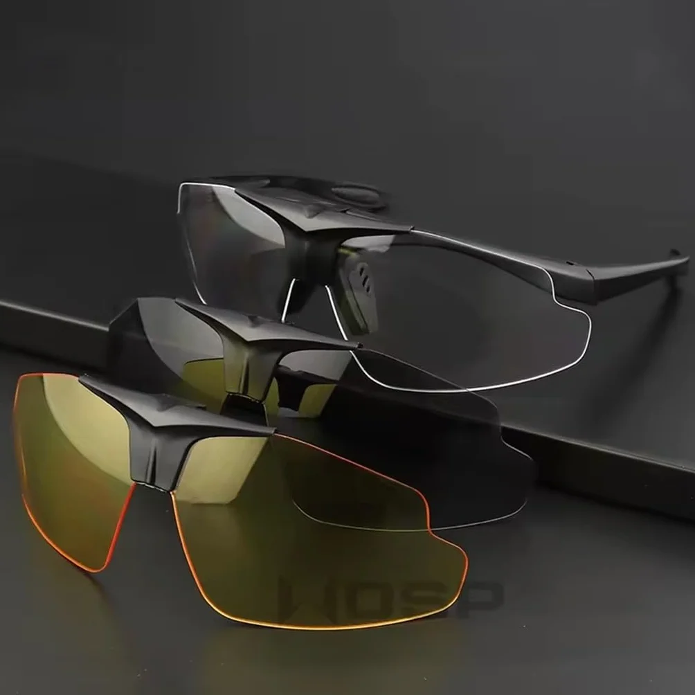 TS TAC-SKY Lunettes De Protection Rabattables À 3 Verres UV Sports Plein Air Hommes