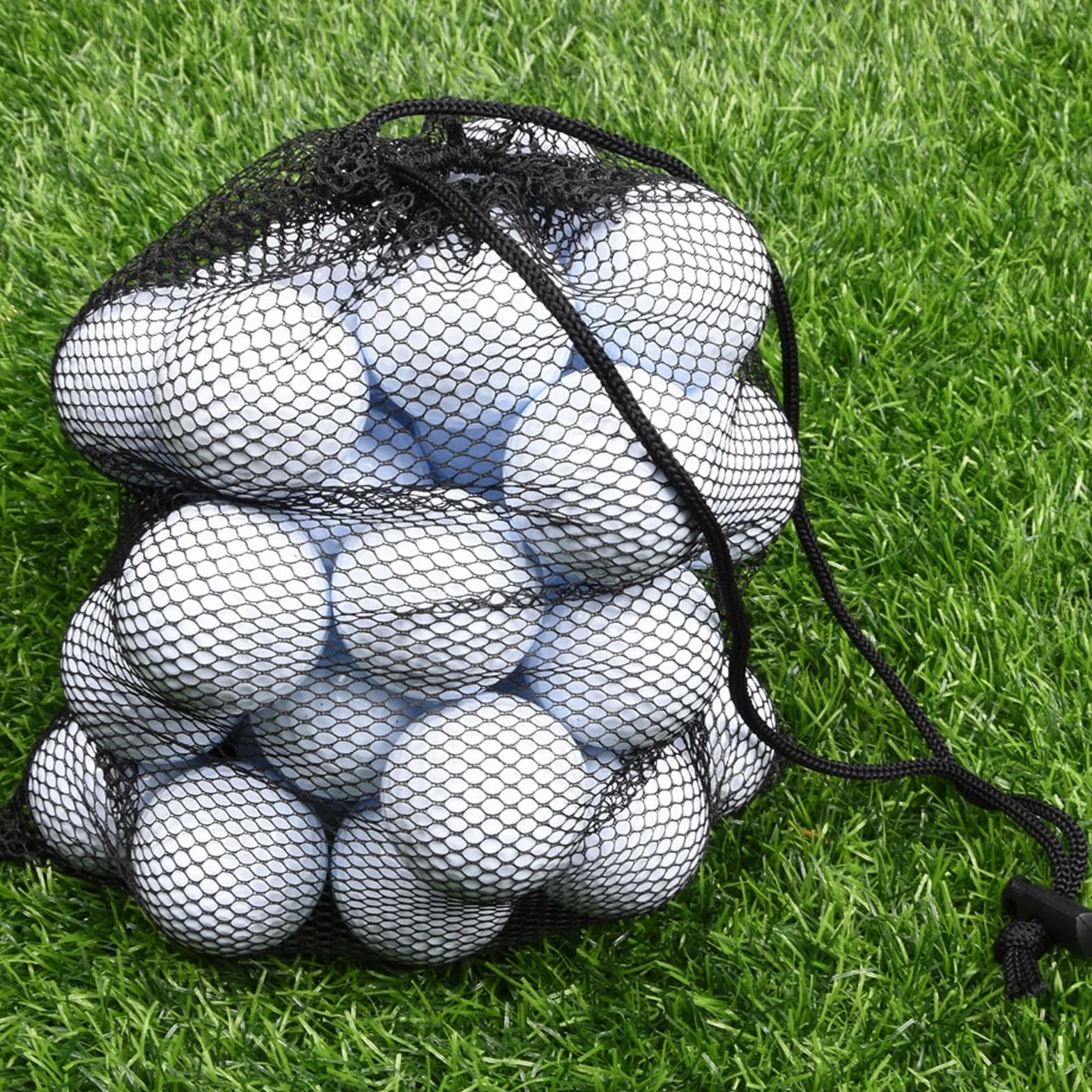 Lot de 4 Sac Noir Solide en Maille Filet,Sacs à Cordon en Maille,Sacs de Rangement à Cordon,Grand Organiseur de Plage,Sac en Nylon Léger,pour Voyages,Maquillage,Sport,Articles de Plage