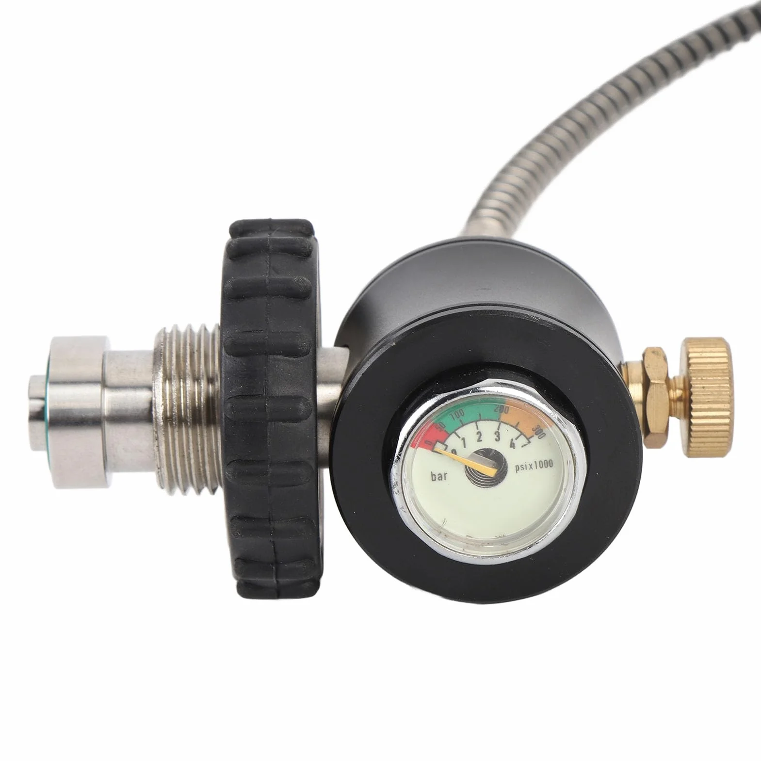 Paint Ball Gun,Pcp Air Tank,Valve Scuba Cylinder Adapter Air Hose Paintball Scuba Filling Station High Pressure Tank Filling Adapter for Paintball Pcp Din Port