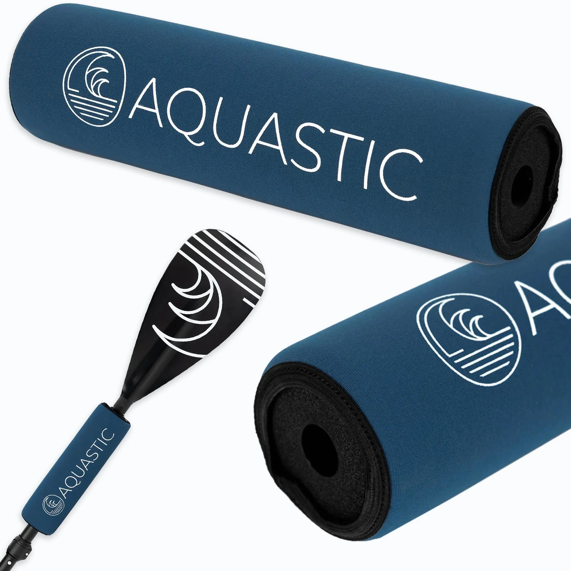 AQUASTIC Bouée Sup Pagaie Prévention Noyade Installation Facile pour Tige 25mm Diamètre Tige Néoprène NBR Caoutchouc AQS-SFS