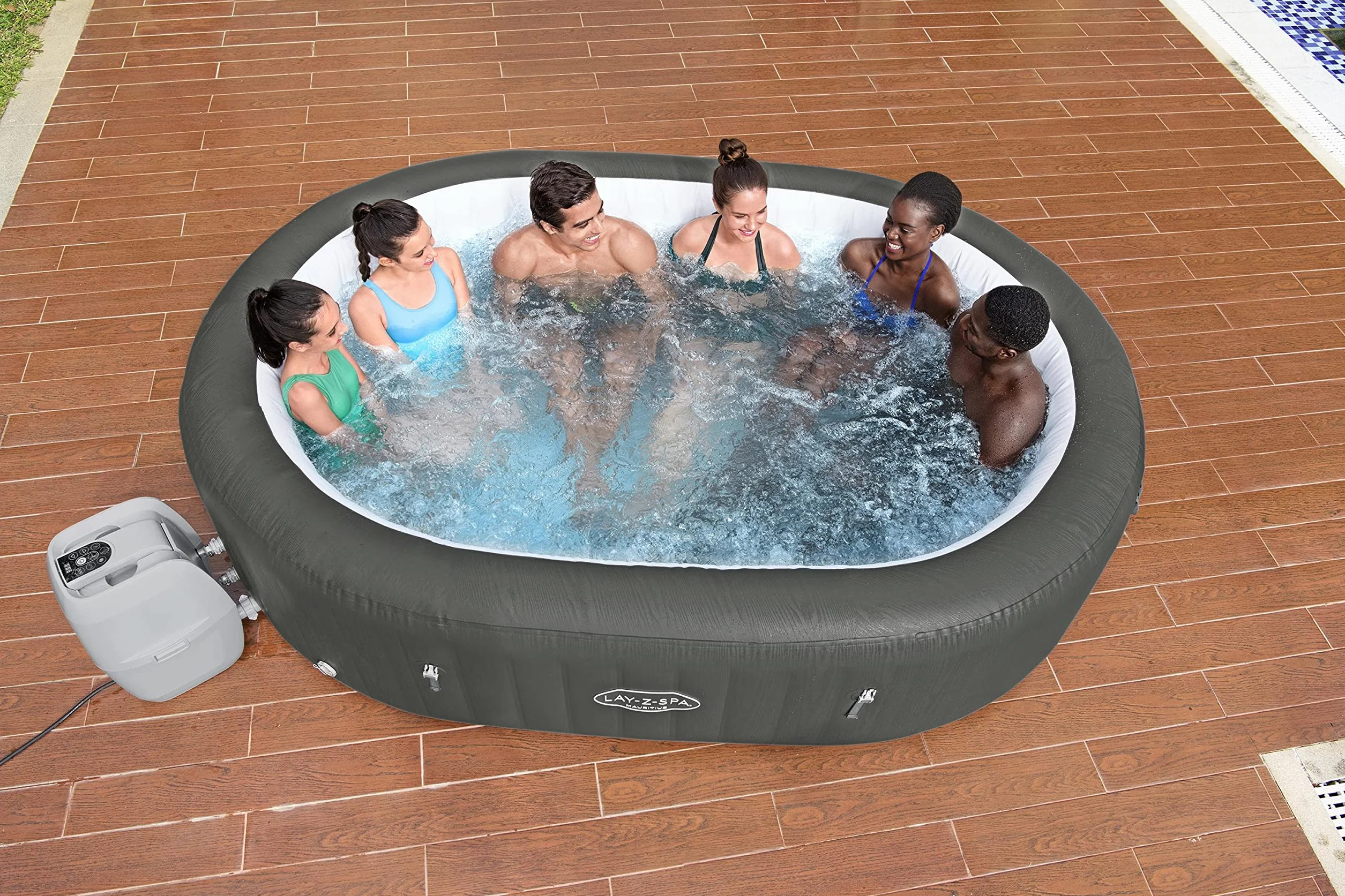 Bestway Lay-Z-Spa Mauritius Airjet 270 x 180 x 71 cm 5-7 Personnes