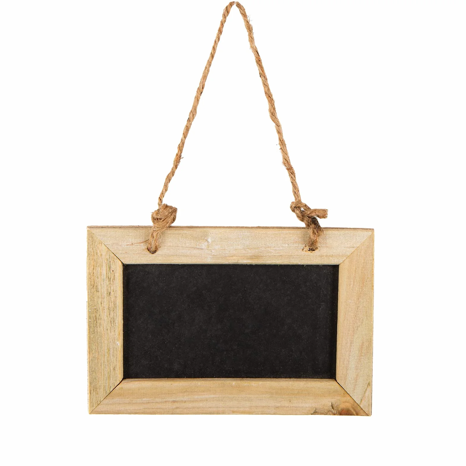 Petit tableau noir en bois 15 x 12 cm Logbuch-Verlag
