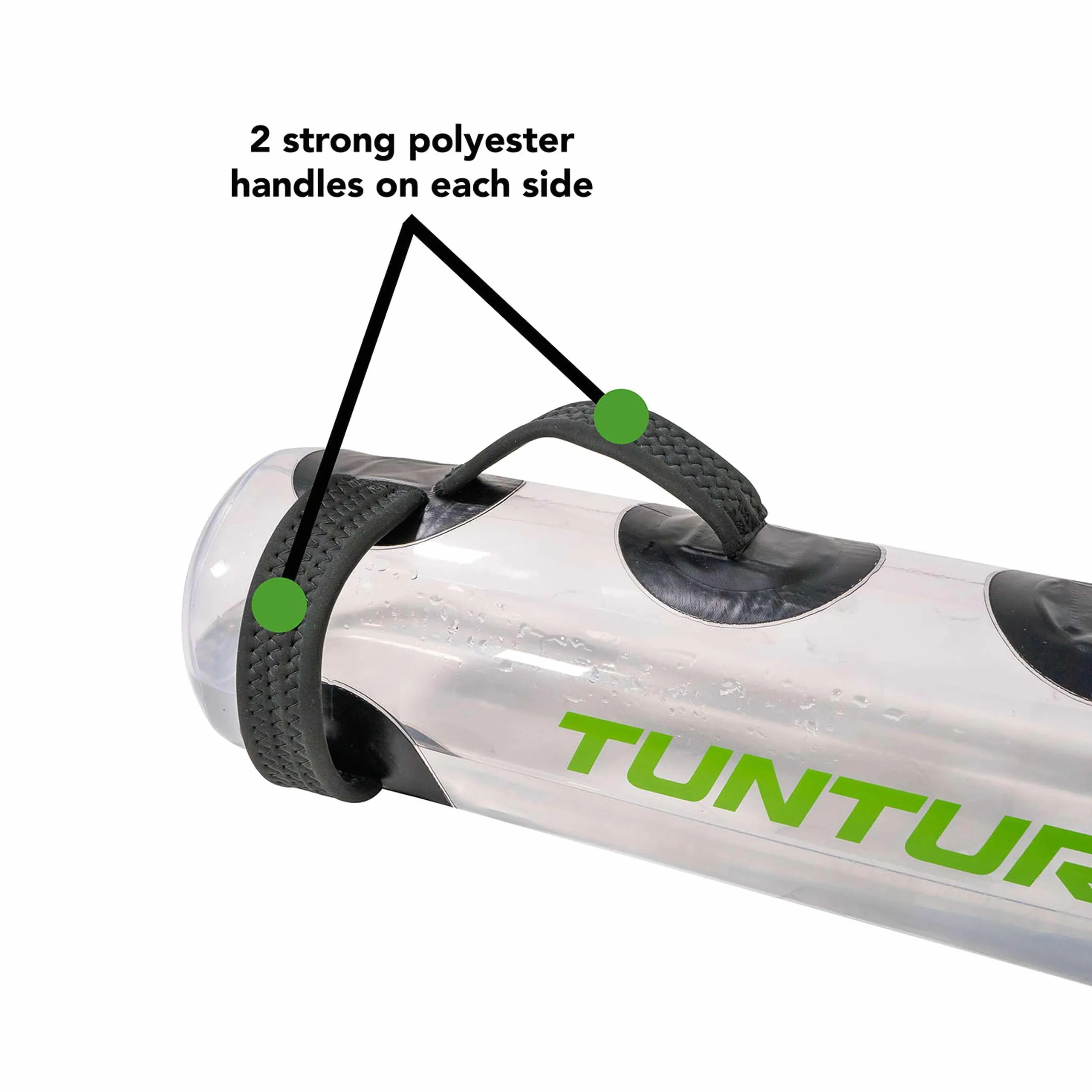 Tunturi Powerbag 20kg - Sac de Sable d'entraînement de Force - Aquabag avec Application