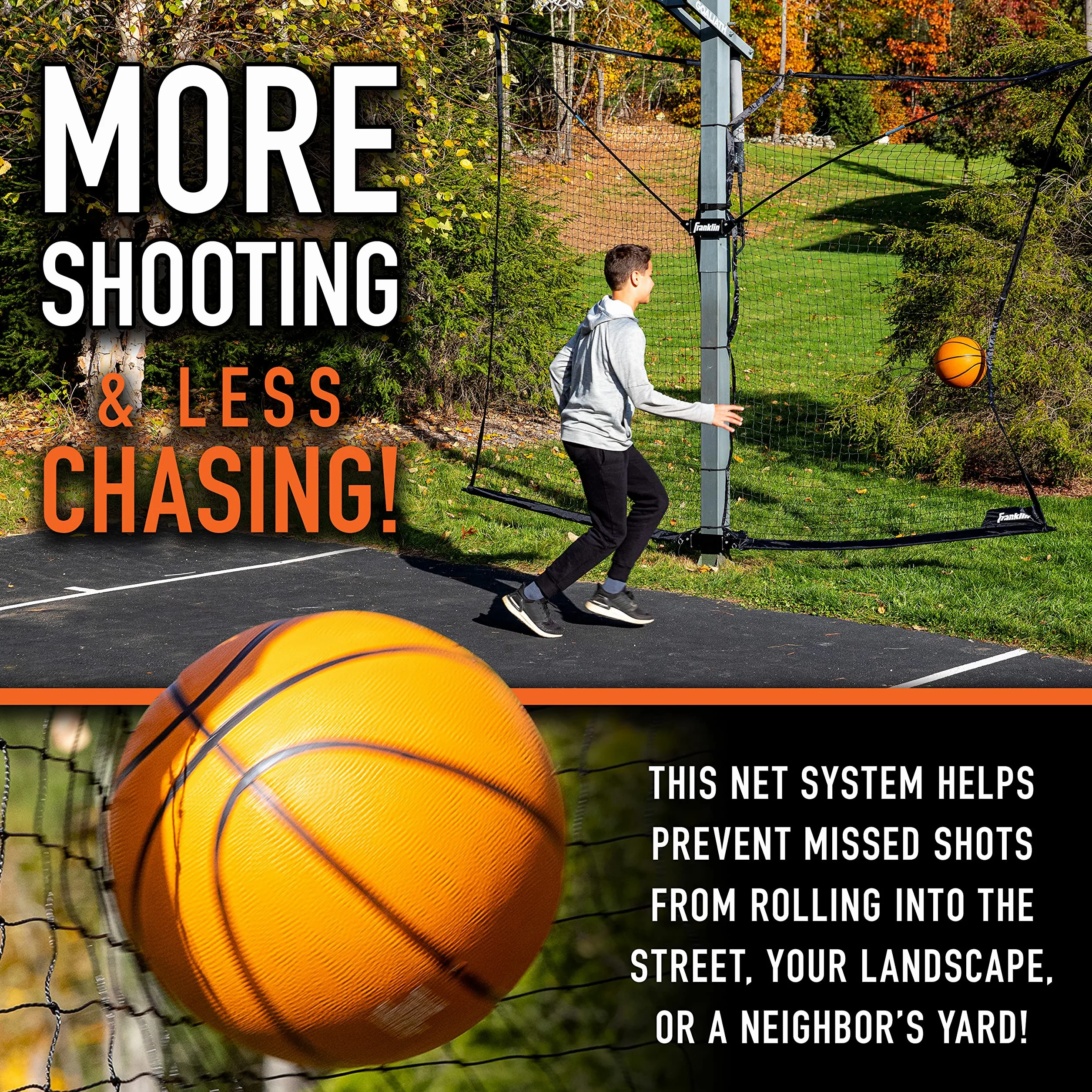 Franklin SportsBasketball Pass Back Rebounder