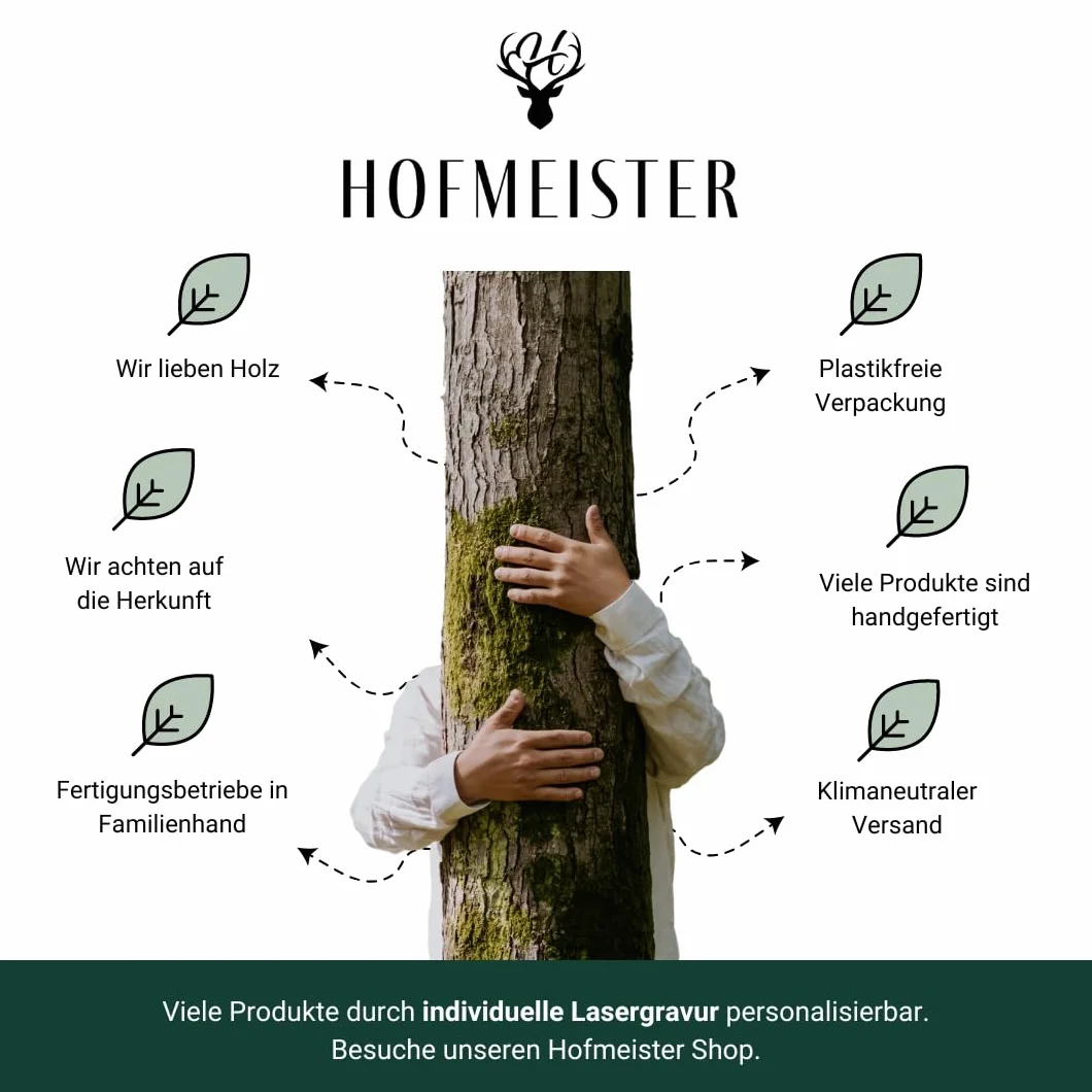 Casse-Noix en Bois de hêtre Non traité 10 cm, Produit Naturel de l'UE