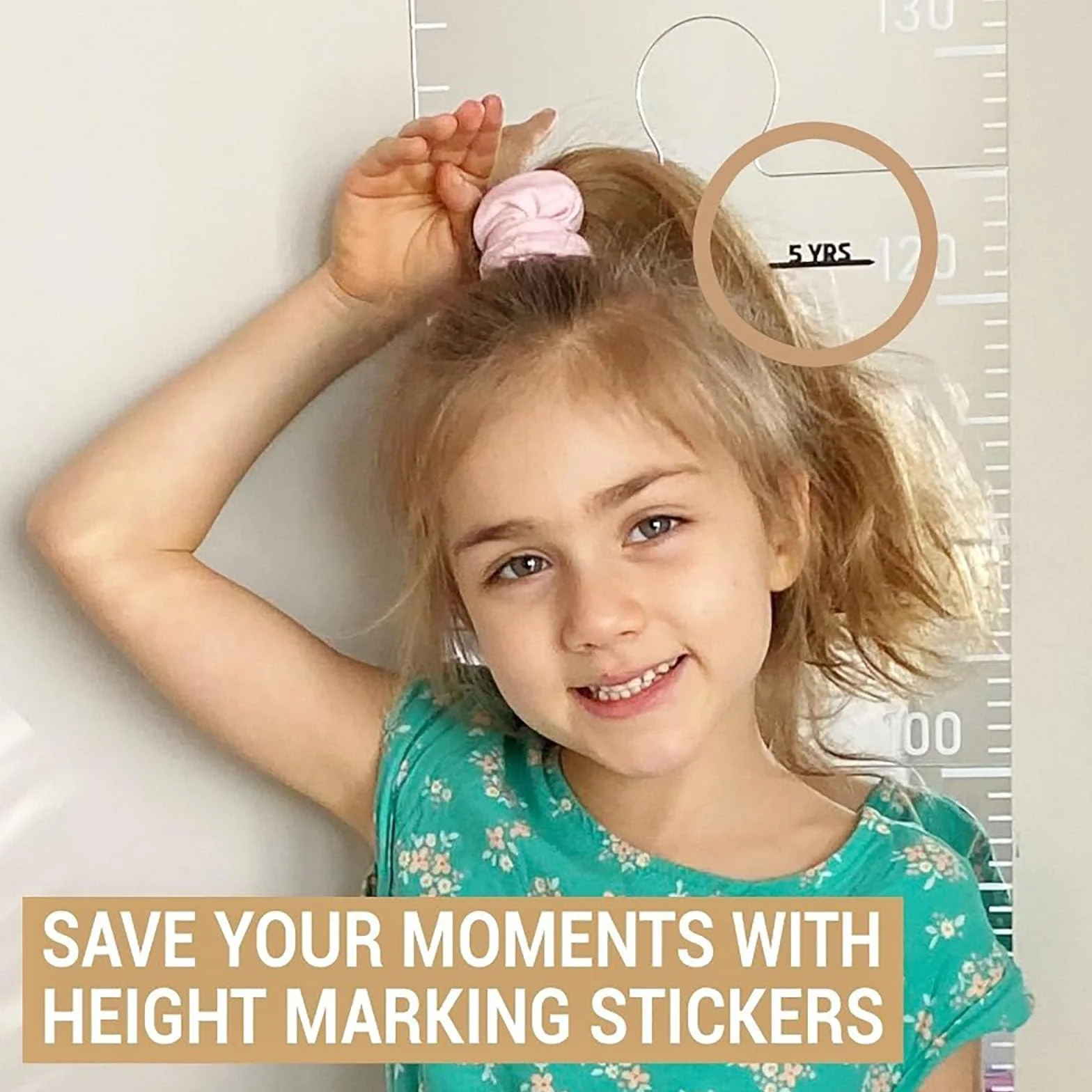 Growth Chart Mirror for Wall, Kid Measuring Height Mirror, Shatterproof Full Body Toddler Mirror (B)