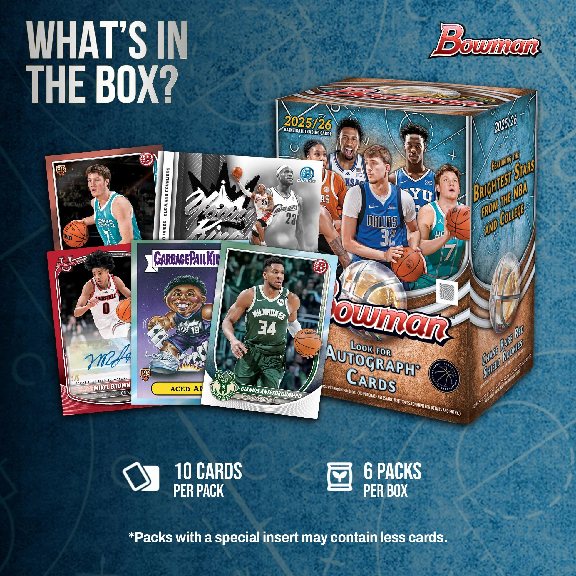 Bowman Basketball 2025-26 – Scellé en usine – Value Box