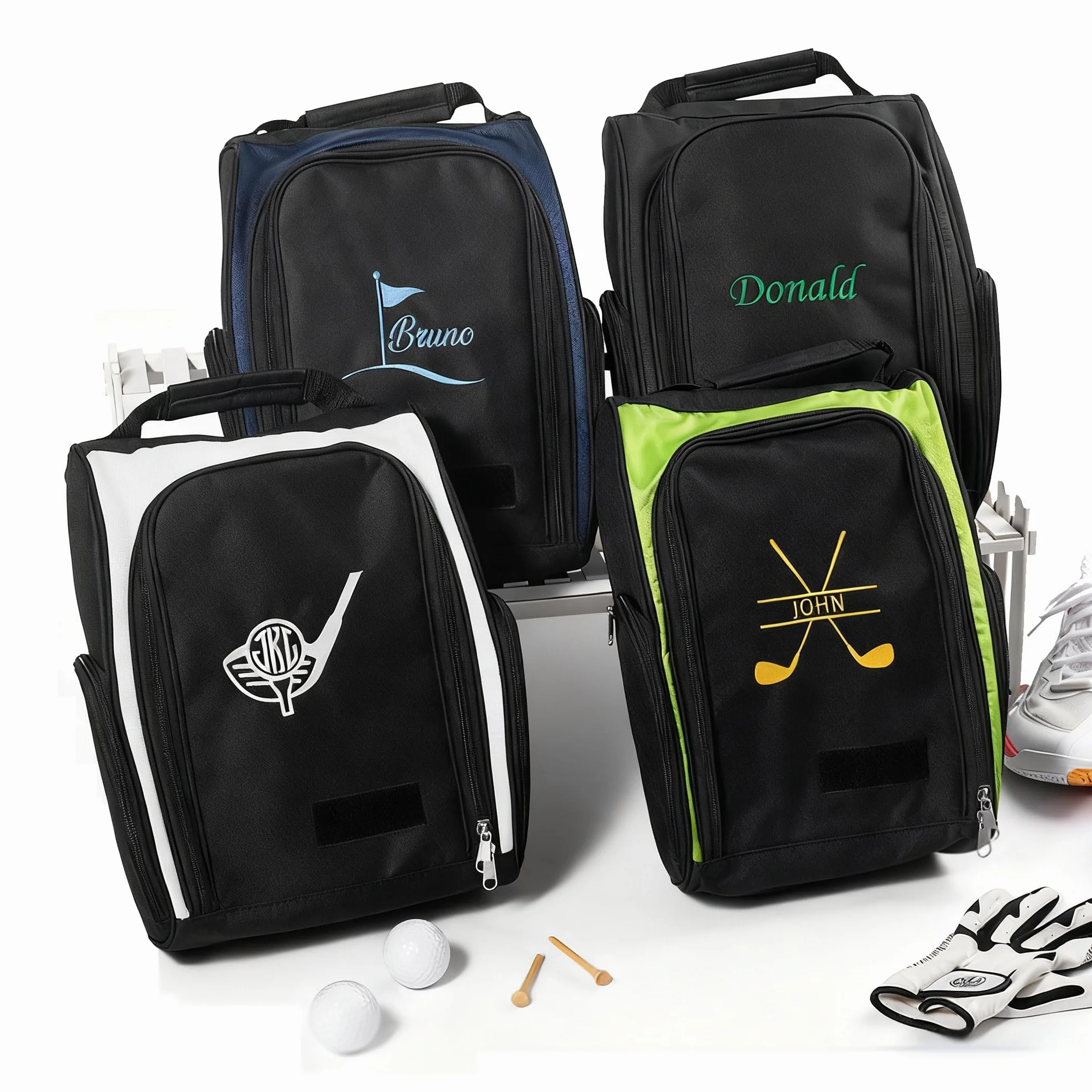Sac à Chaussures de Golf Personnalisé avec Poches, Imperméable, Portable pour Hommes et Femmes