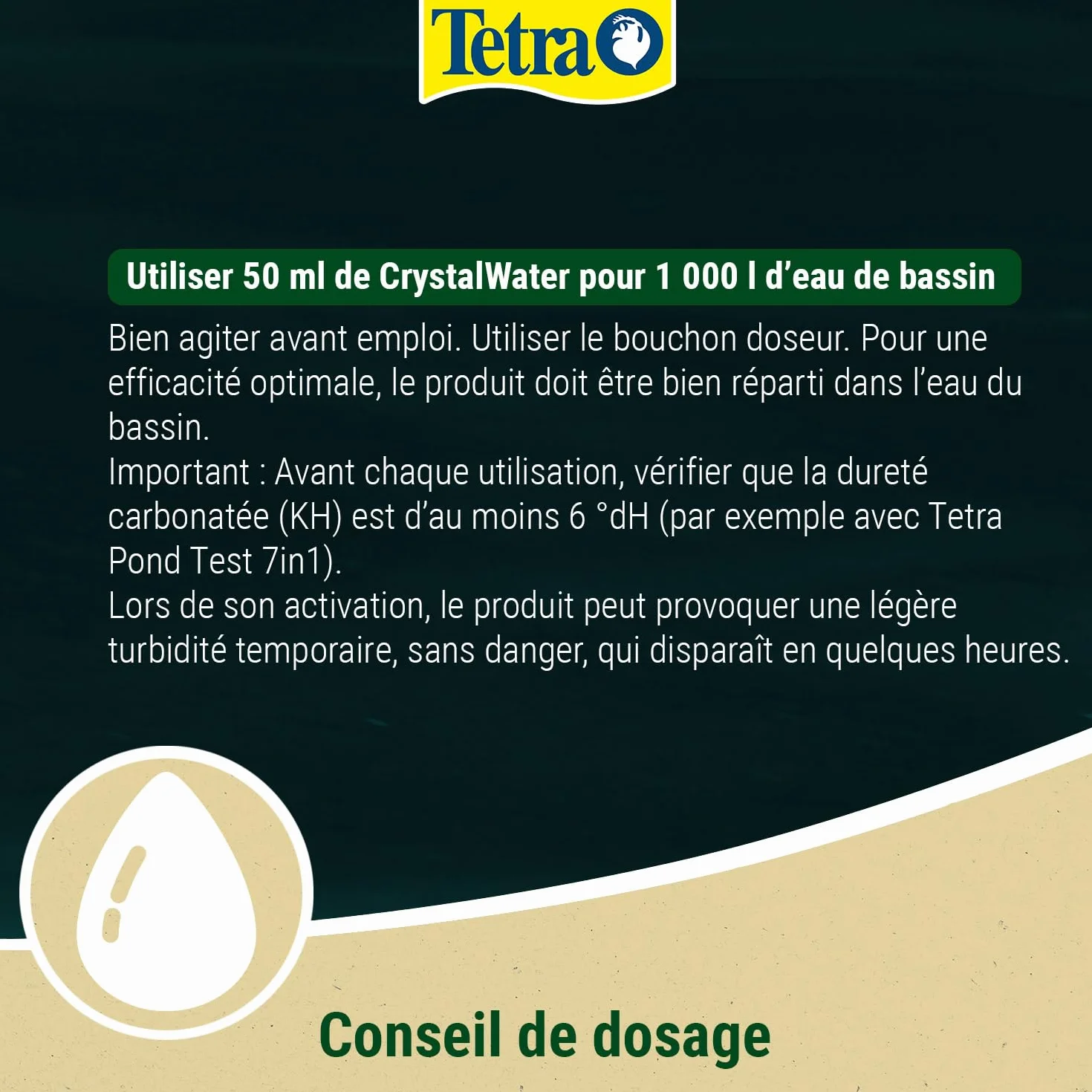 Tetra Pond CrystalWater 500 ml