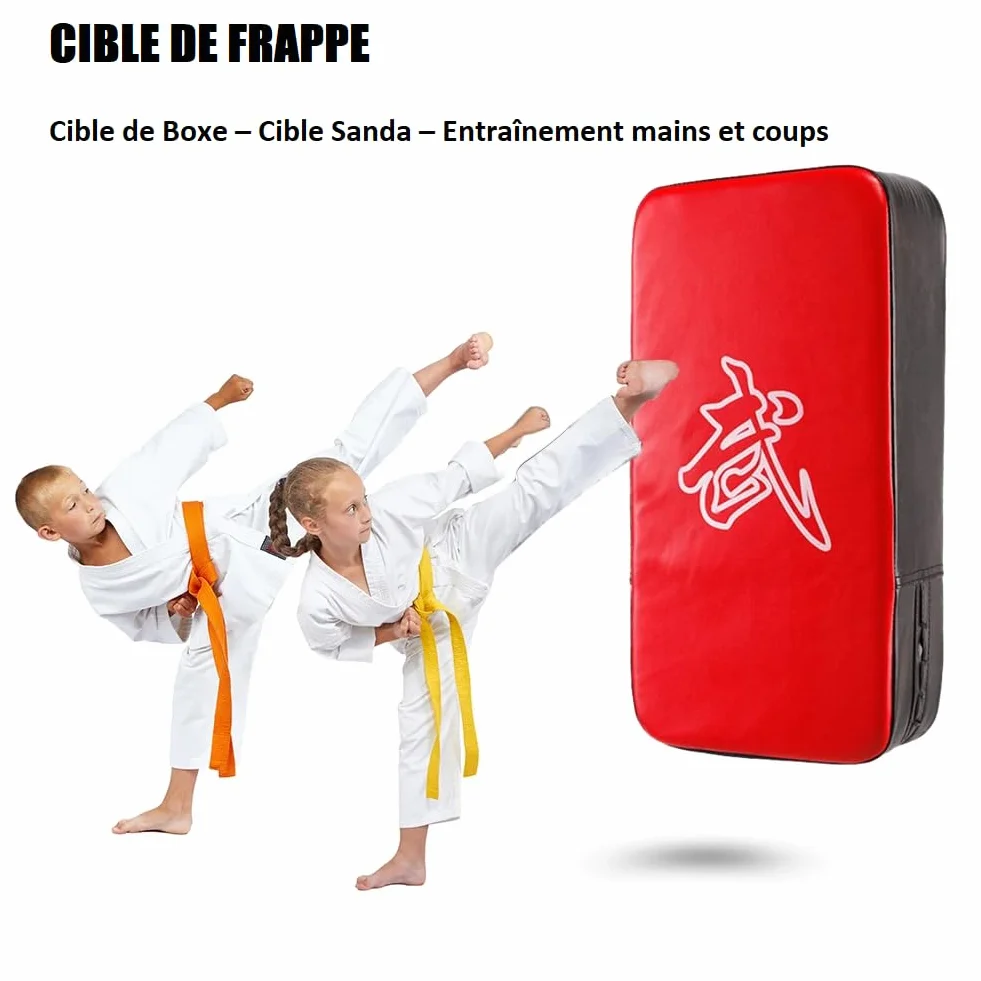 Bouclier de Frappe – Pao de Boxe & MMA | Coussin de Frappe Enfant & Adulte | Cible d’Entraînement Taekwondo, Muay-Thaï, Karate | Poignée Renforcée – Résistant, Antidérapant et Ultra Absorbant