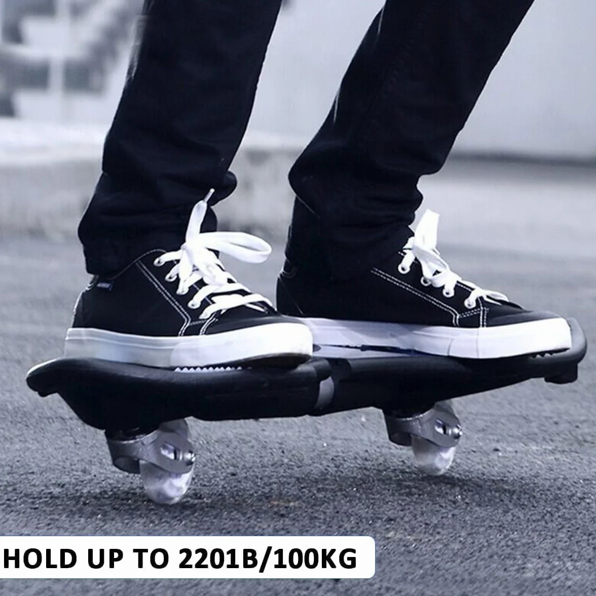 ERNAN Caster Board, Street Surfing Waveboard Light Up LED Wheels Skateboard Youth Caster Board.Castor Board with Light Up Wheels for Kids/Teens.