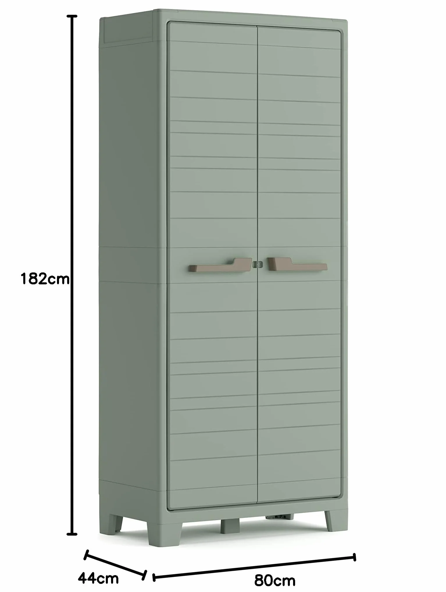 Keter Armoire Utilitaire Planet Outdoor Résine 80 x 44 x 182 cm Vert Jade