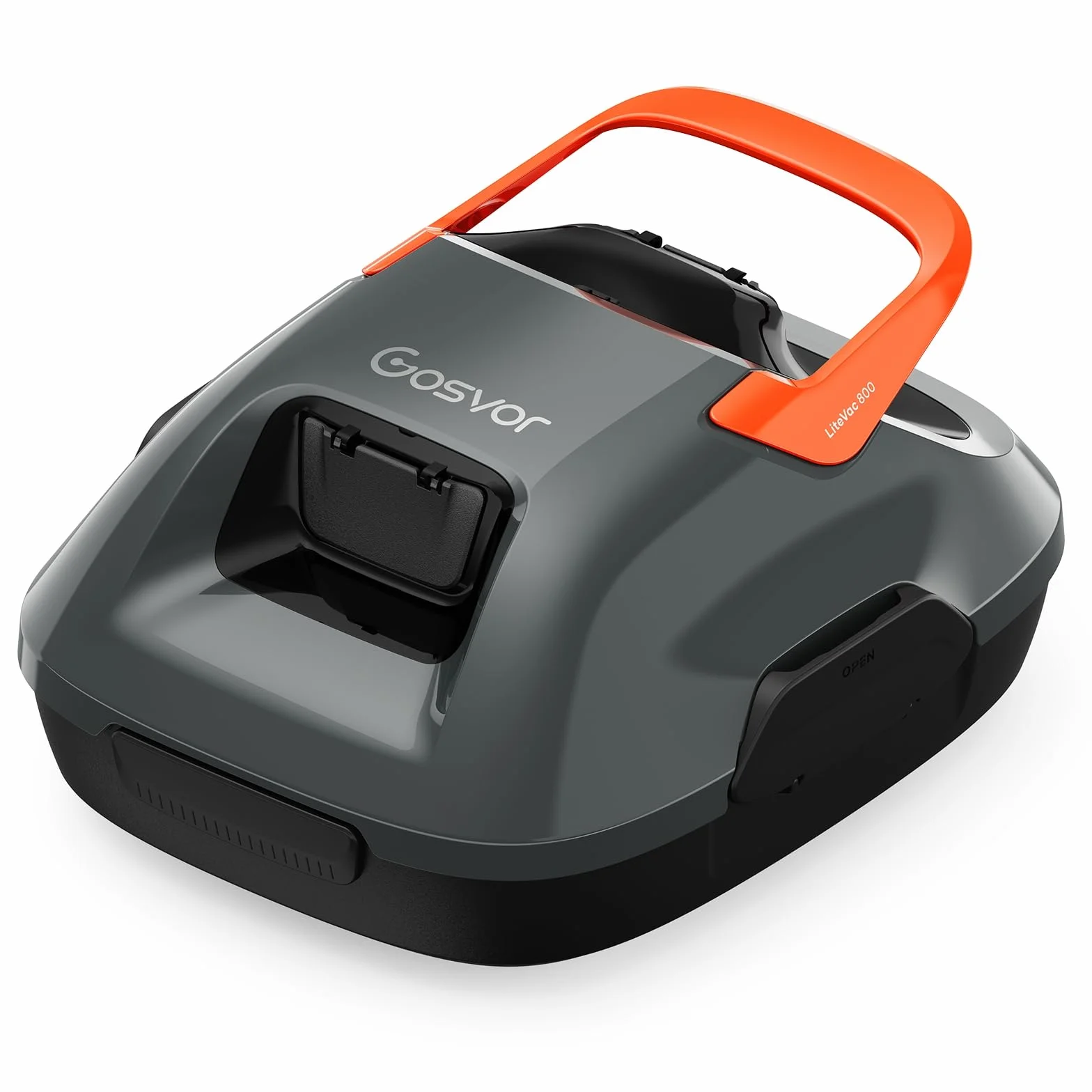 Gosvor Robot Piscine sans Fil, Aspirateur Automatique Piscine Hors Sol, 90 Min Autonomie, Retour Automatique, 80 m²