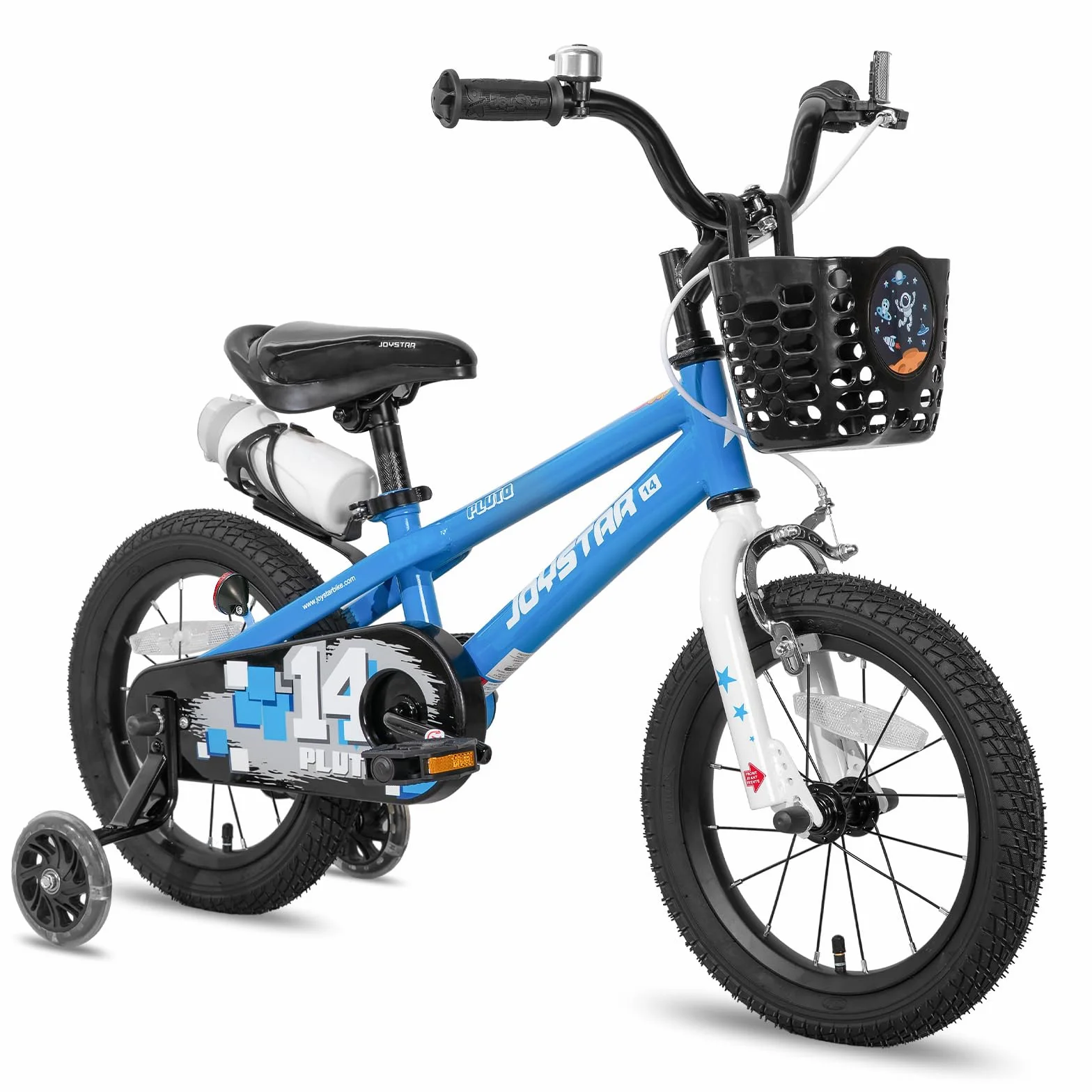 JOYSTAR Pluto 12/14/16/18/20 Pouces pour garçons et Filles âgés de 2 à 11 Ans. Vélo pour Enfants avec Roues d'entraînement et Panier. Plusieurs Couleurs Disponibles.