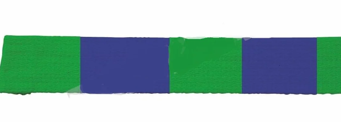 Tremblay Ceinture de Judo Vert Bleu 25 Mètres 100% Coton