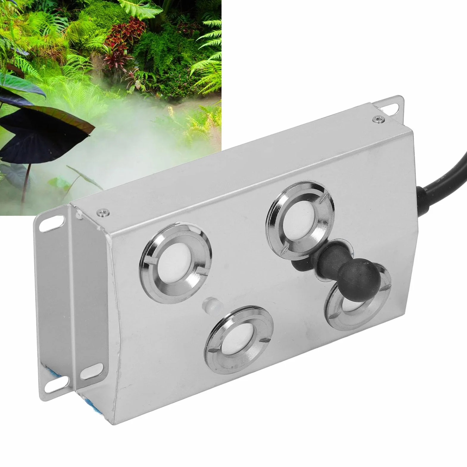 KIMISS Ultra Mist Maker 4 Têtes DC45-48V Ultra Fogger 1,5 M Câble Humidification Décoration
