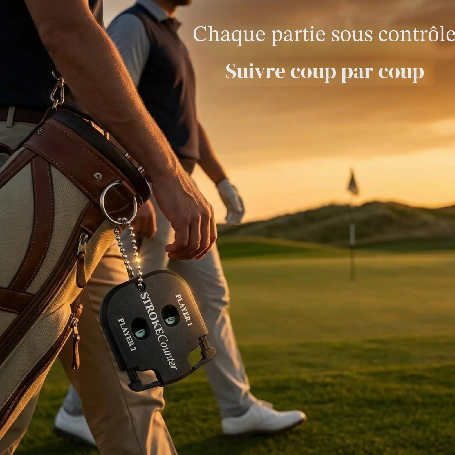 Compteur de Score de Golf 2 Joueurs Indicateur de Coups Skylety