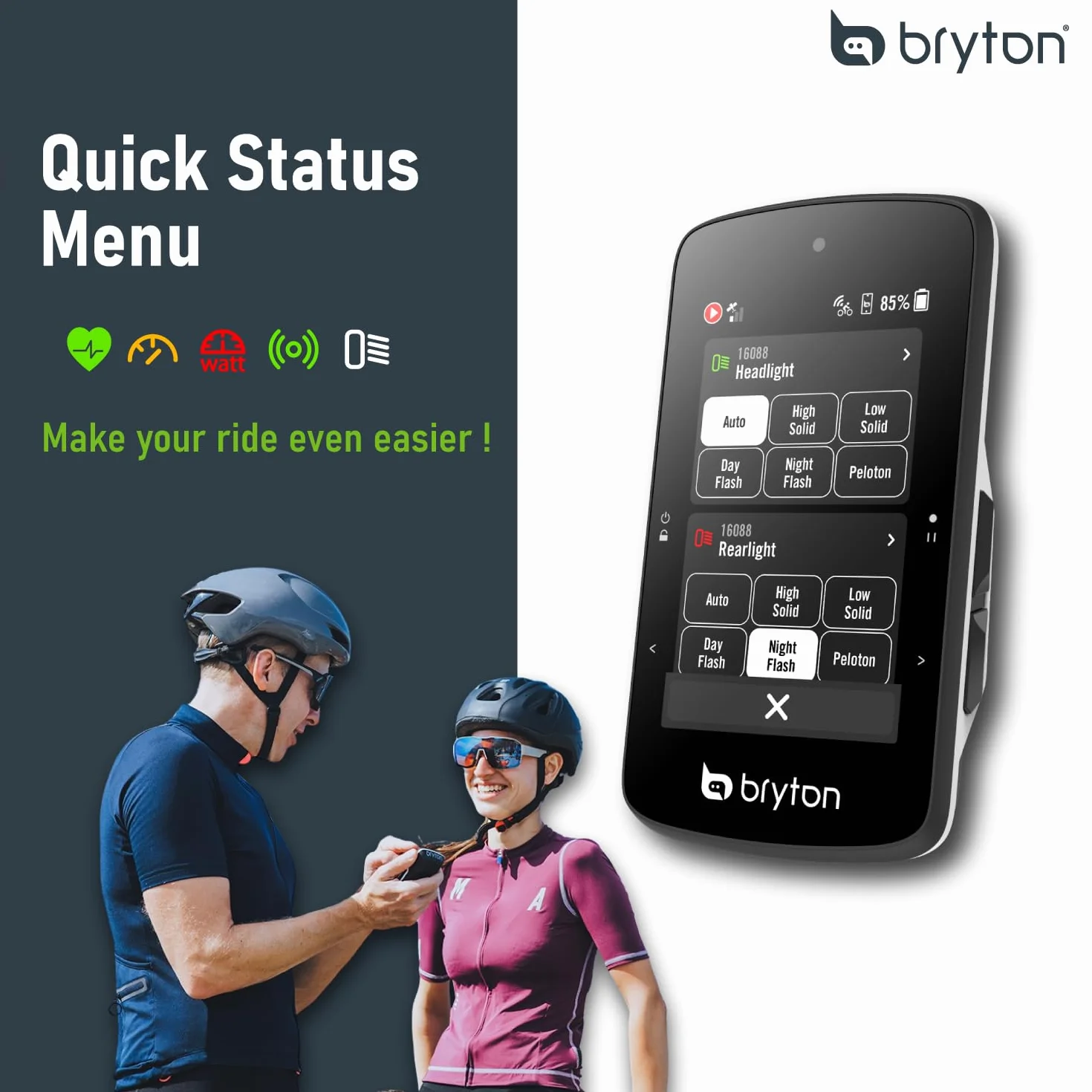Bryton Rider 750SE Ordinateur de vélo GPS à écran Tactile Couleur LCD 2,8", Carte UE Hors Ligne, Compatible avec Le Radar de vélo, 40 Heures d'autonomie, Navigation avec trajectoire Courbe par Virage