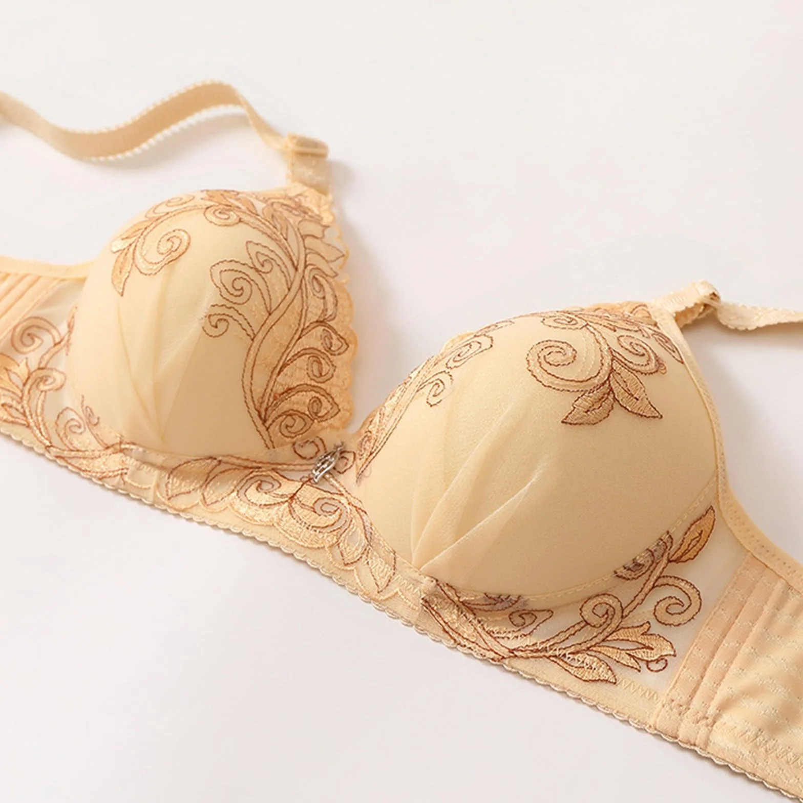 Soutiens-Gorge à Maintien élevé pour Femmes, Bretelles réglables, Couverture complète, sans Armatures, Coton Bio, Dos Nu, Bandeau
