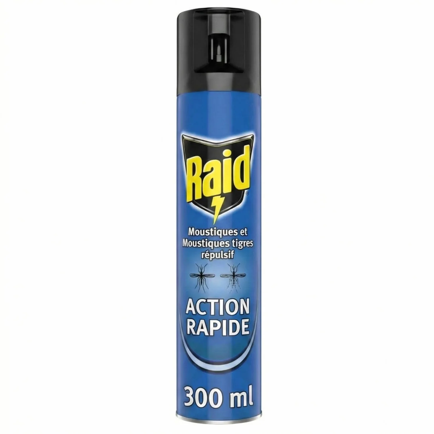 Raid Aérosol Volants Répulsif Moustiques Tigres 300 ML