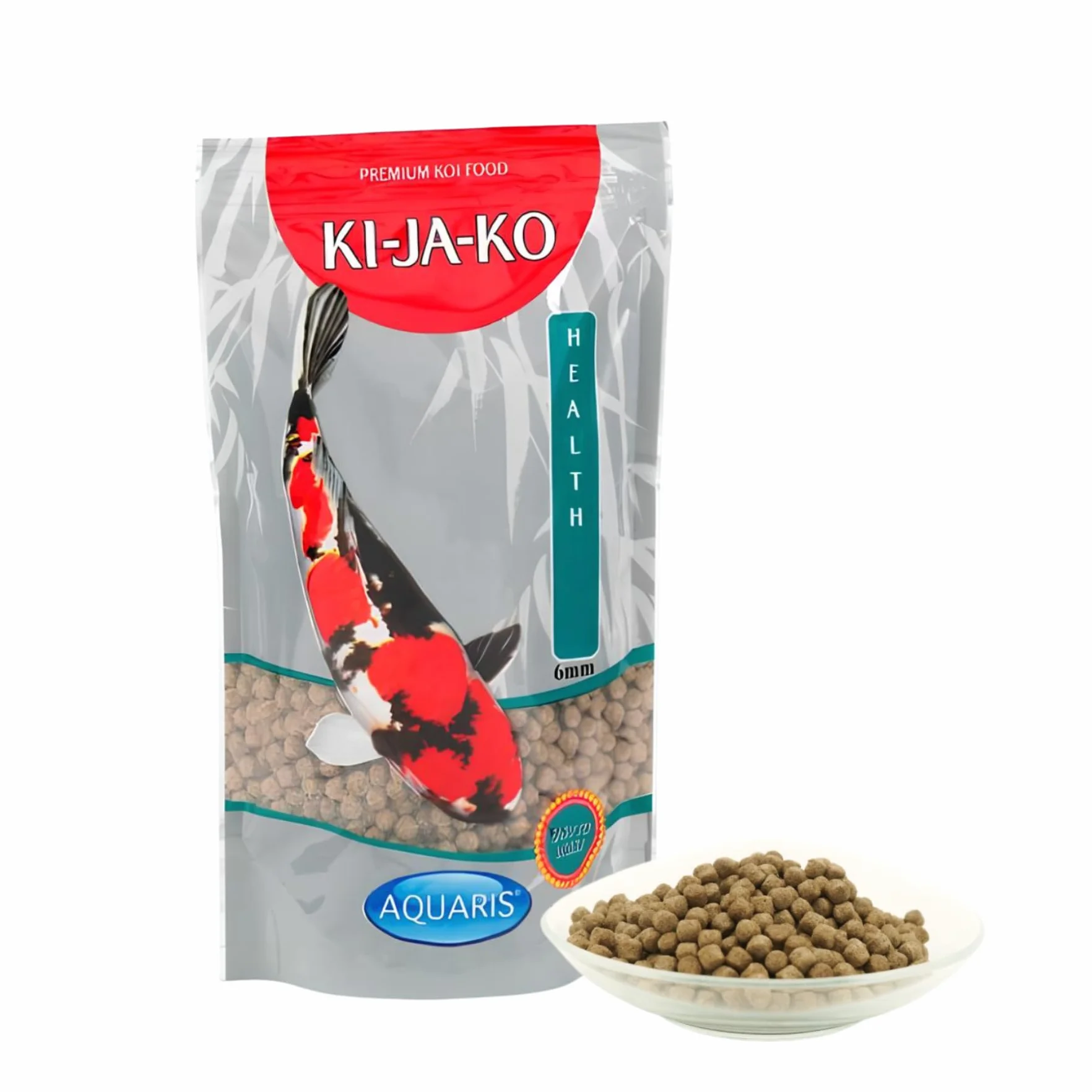 Health Koi Nourriture pour Poissons koï 1 kg 6 mm Actigen Forplus Algues oméga-3