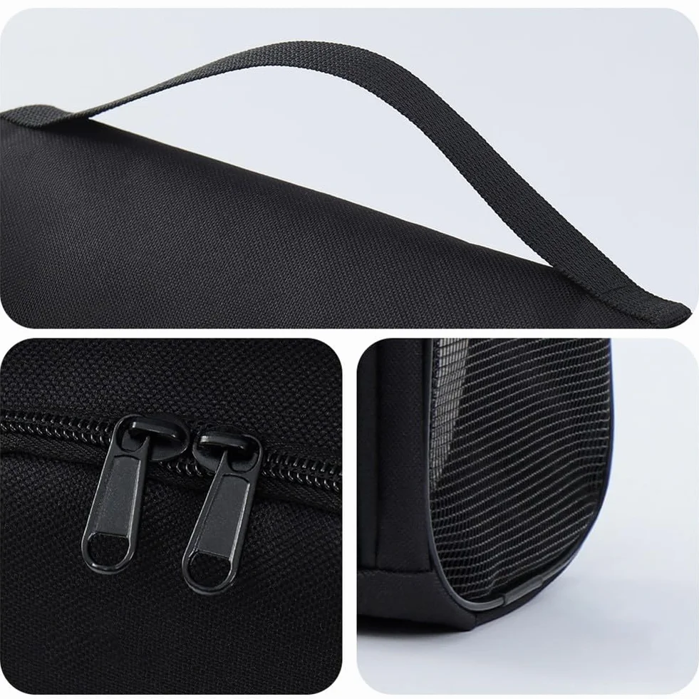 Sac de rangement pour chaussures de golf ventilation poche renforcée noir