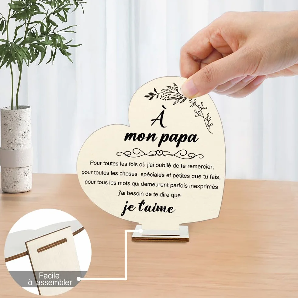 Cadeau Fête des Pères Papa Anniversaire Noël Idée Décoration