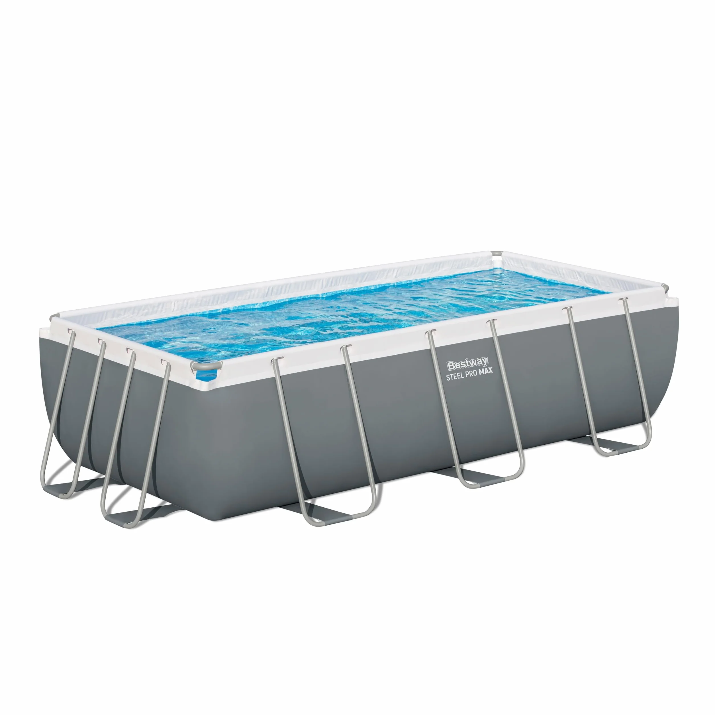 Bestway Steel Pro Max Kit Piscine Hors Sol 404 x 201 x 100 cm Gris