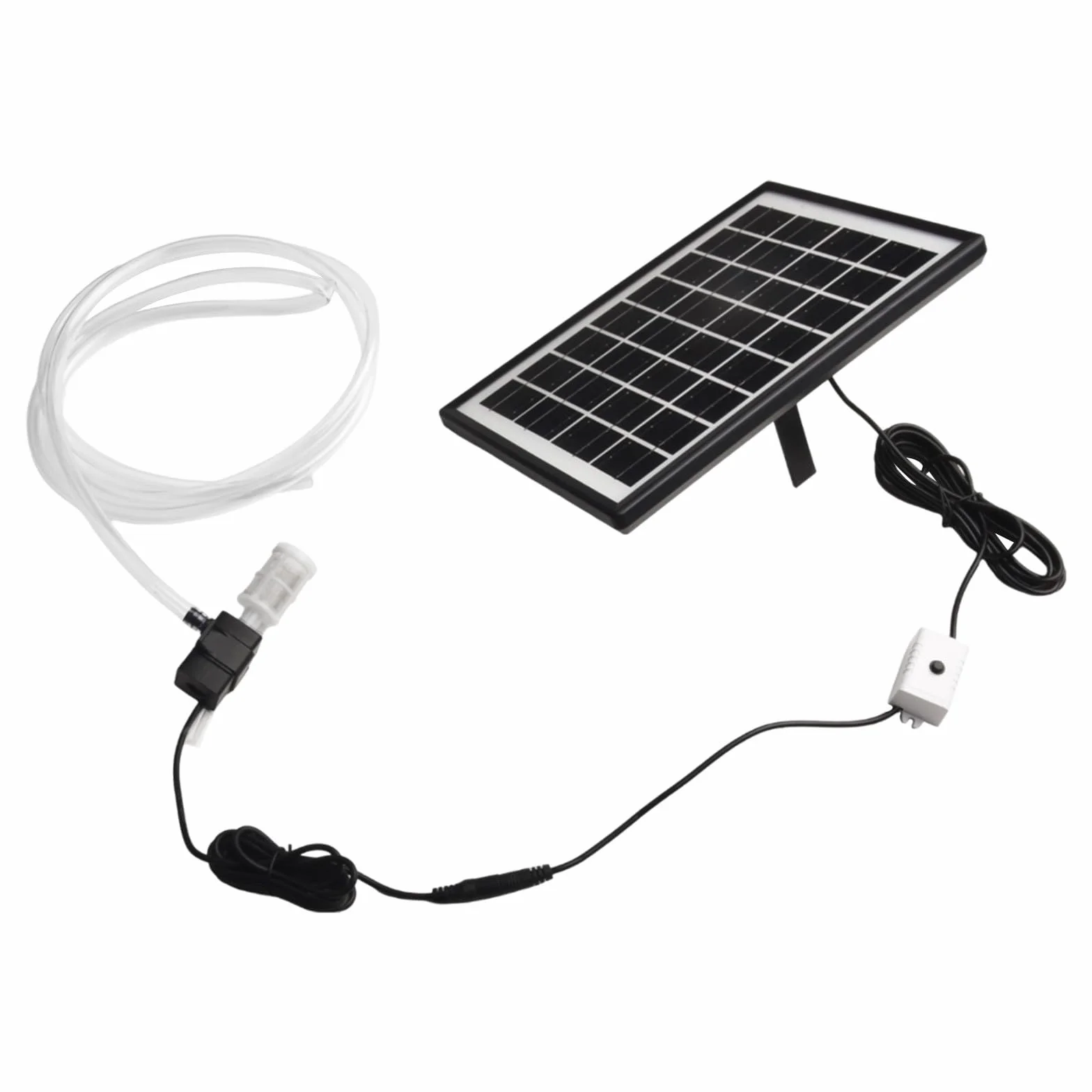 Pompe à eau solaire 6W 9V Panneau solaire 12V Pompe submersible Débit 240 L/h pour aquarium étang fontaine