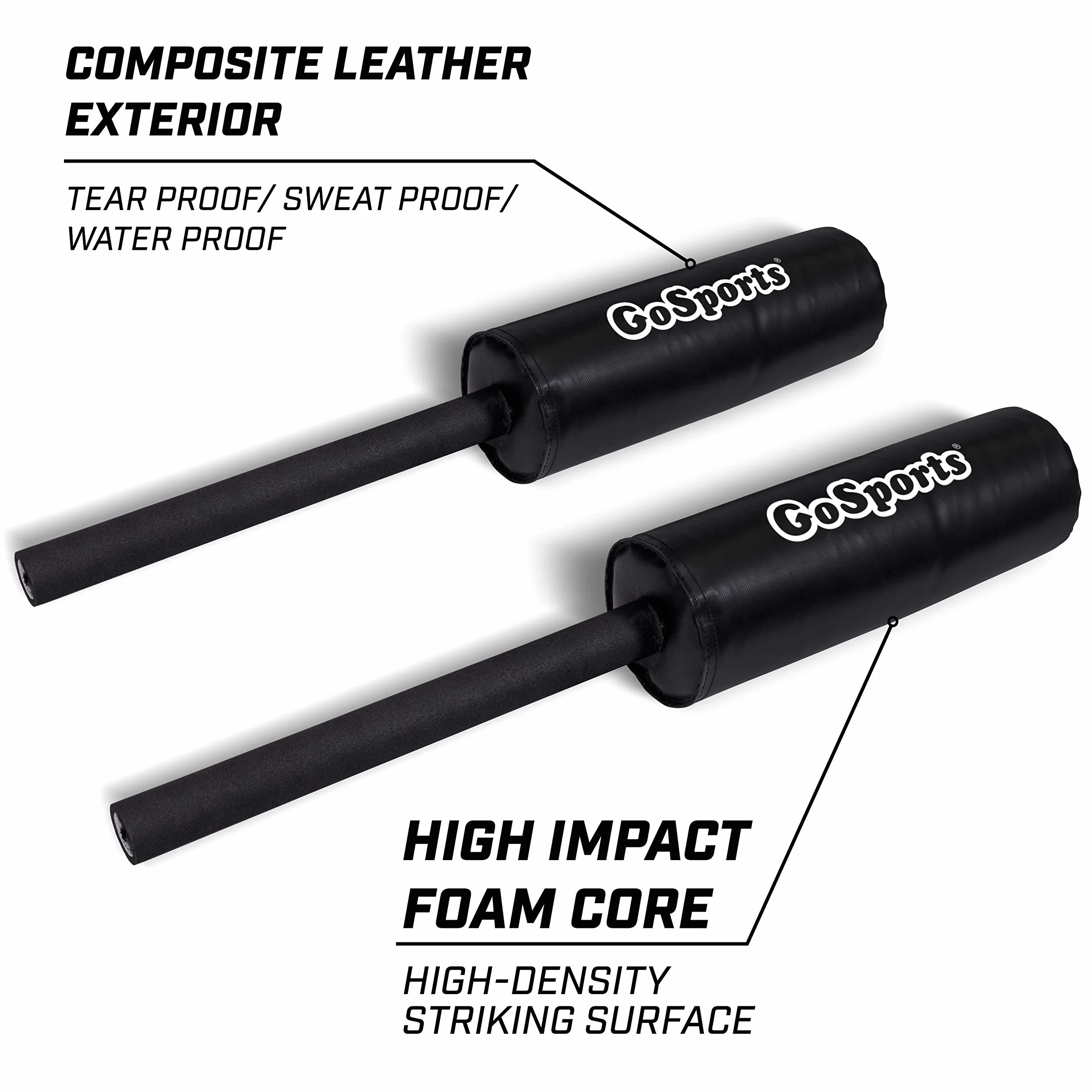 GoSports Lot de 2 Protections de Blocage Rembourrées pour Arts Martiaux et entraînement Sportif (Basket-Ball, Football, Crosse, MMA et Plus)