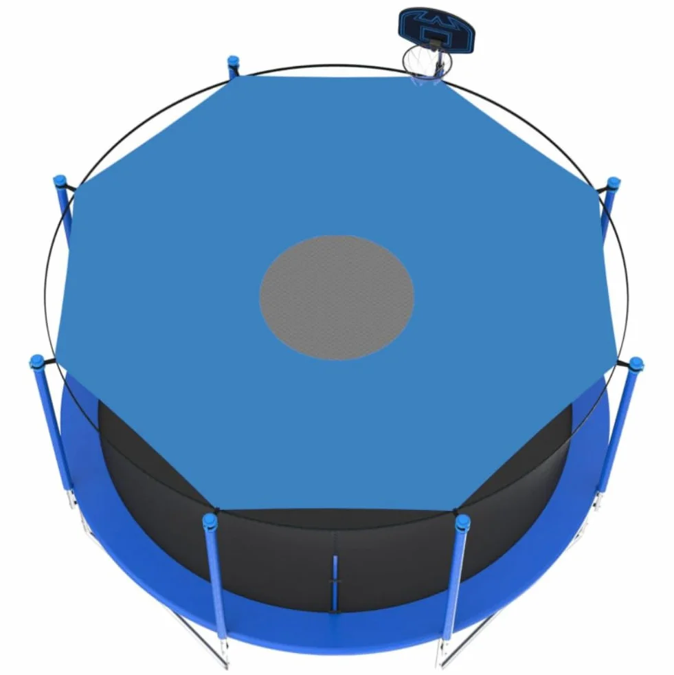 Housse D'ombrage de Trampoline, 183 244 305 366 427 cm Couverture D'ombrage de Trampoline, Protection Trampoline, Toit Pare-Soleil pour Trampoline, Anti-UV & imperméable