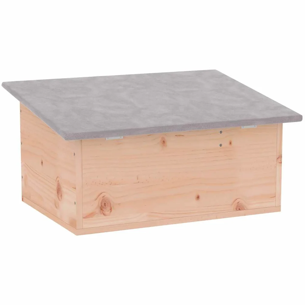 vidaXL Cabane pour Hérisson Bois de Sapin Jardin