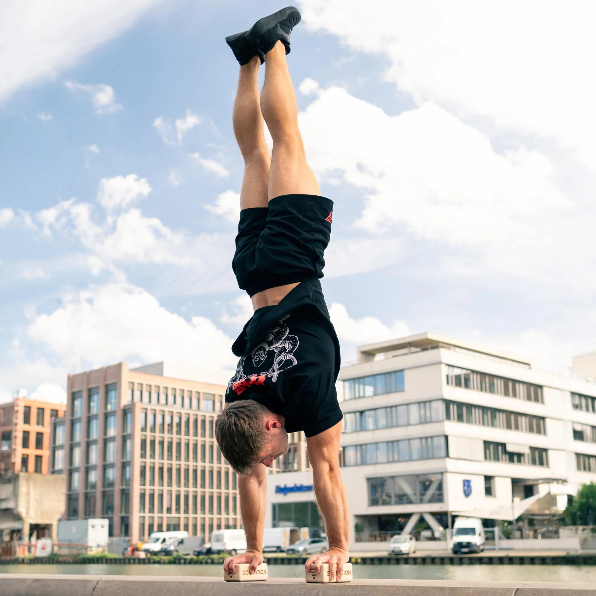 Blocs de Yoga en Bois de Hêtre FSC Antidérapant GORNATION 1 Paire