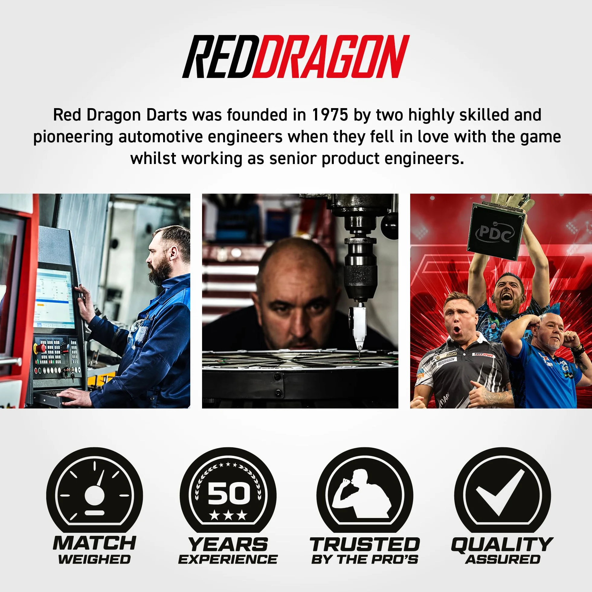 RED DRAGON Razor Edge Original 20g, 21g, 23g, 29g ou 30g Fléchettes Pointes Acier avec Ailettes et Tiges de Flechettes
