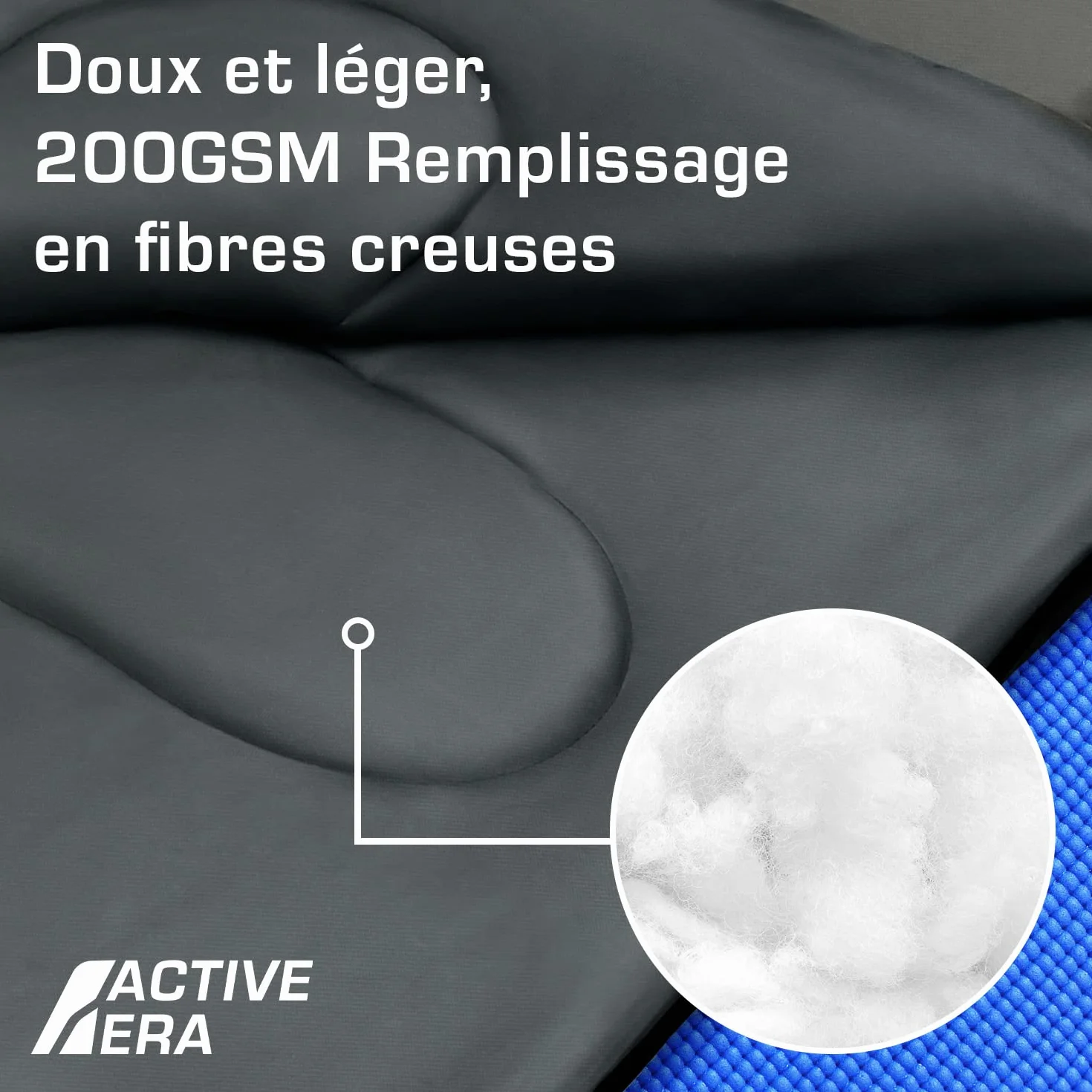 Active Era Sac de Couchage rectangulaire 190 x 75 cm léger camping randonnée extérieur