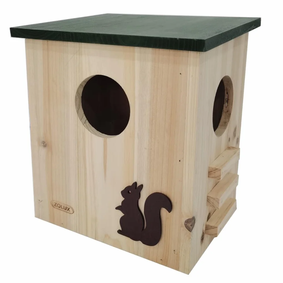 Zolux Maison en Bois pour écureuil 30 cm
