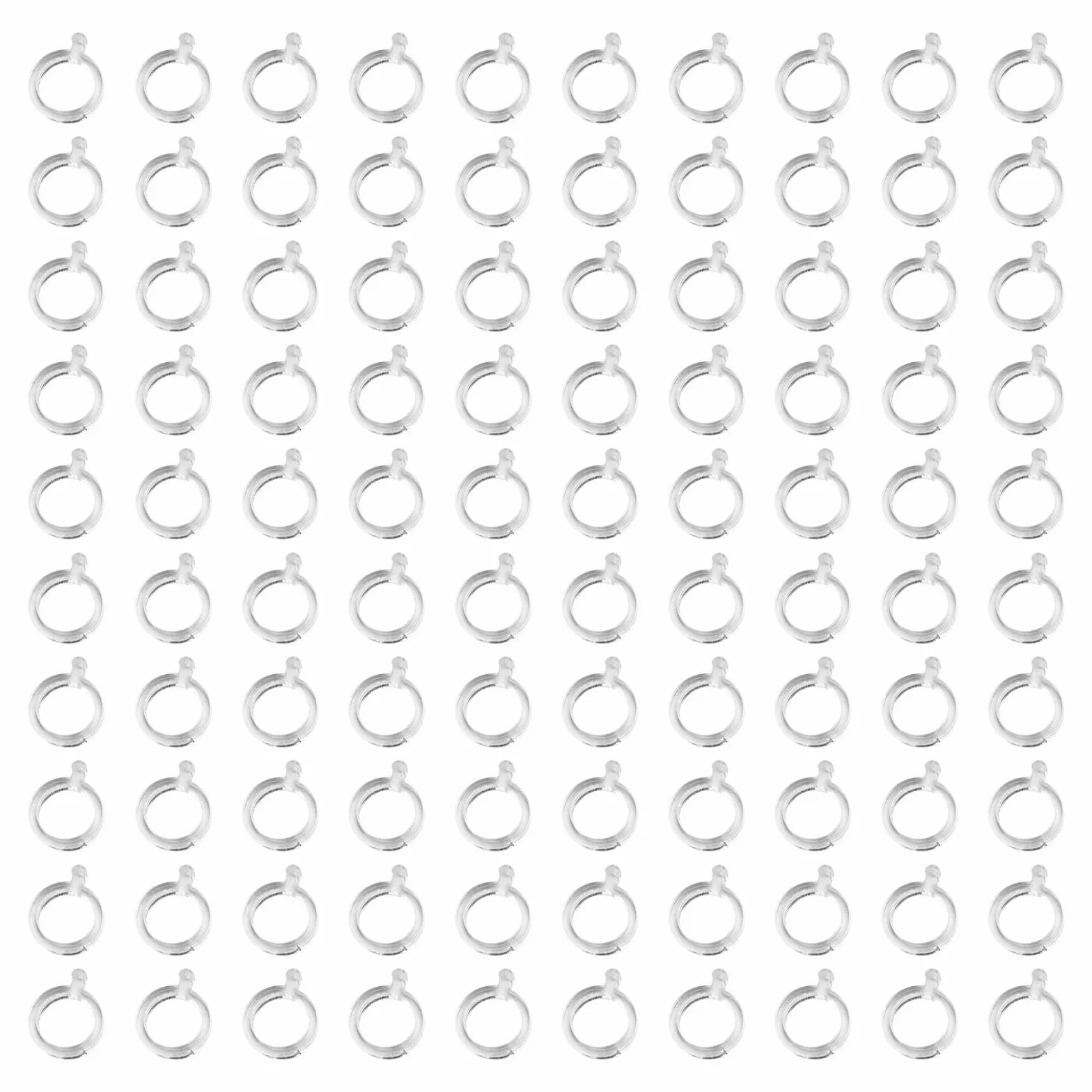 Bandes Élastiques Transparentes en Pellets pour Appâts de Pêche à la Carpe, Trois Tailles (L)