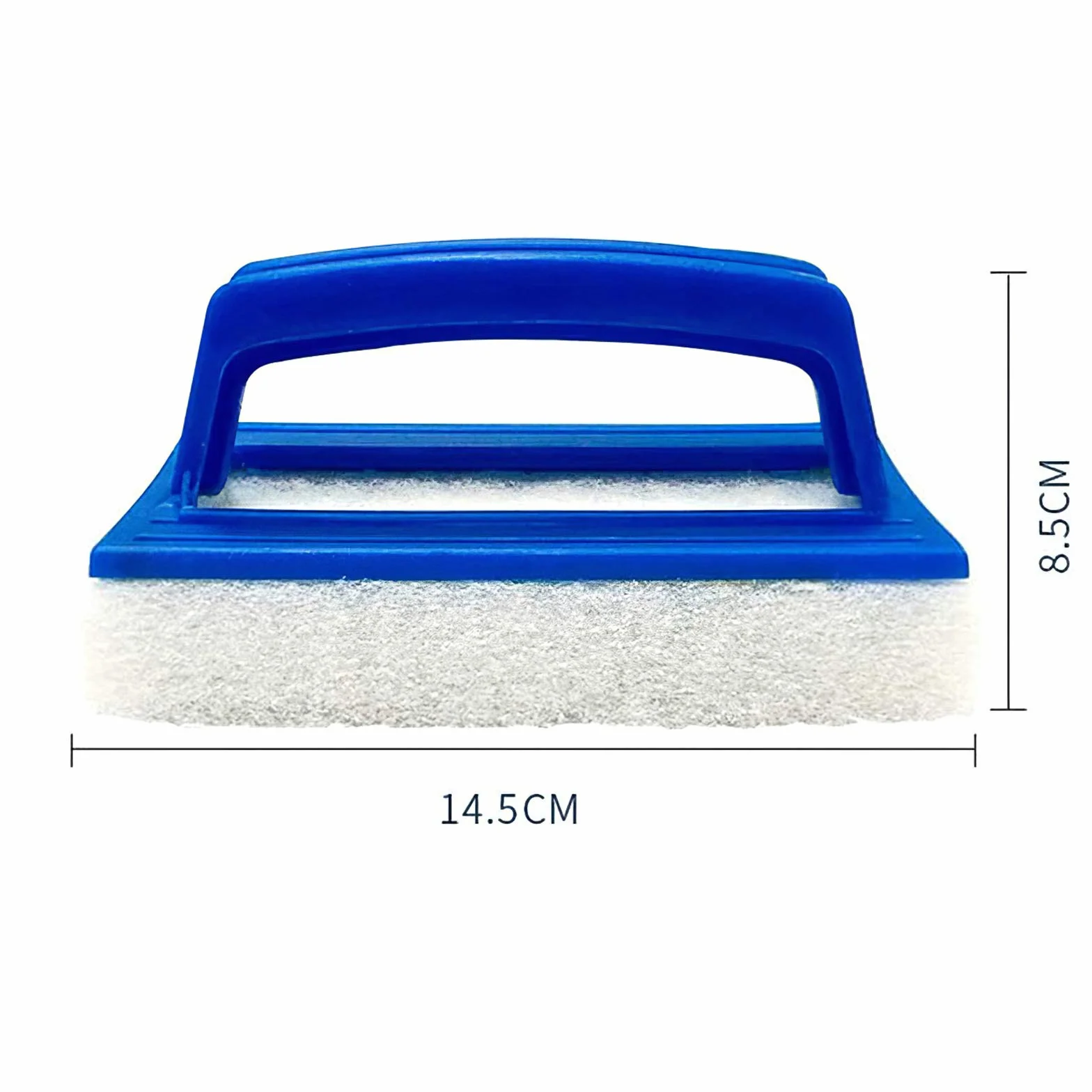 Brosse Éponge Ligne d'Eau Plastique 2 Pièces pour Nettoyage Plancher Mur Spa Baignoires
