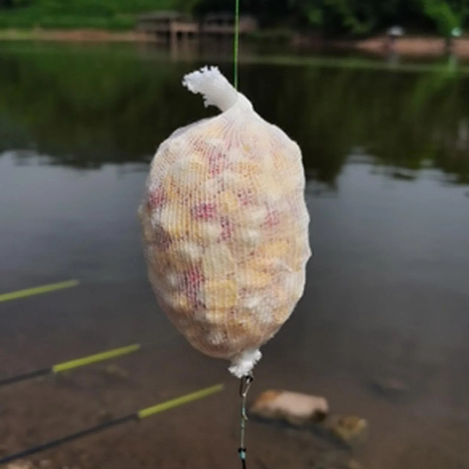 Ligne de pêche PVA 20 mètres 8 brins dissolvant pour sacs d'appâtage carpe