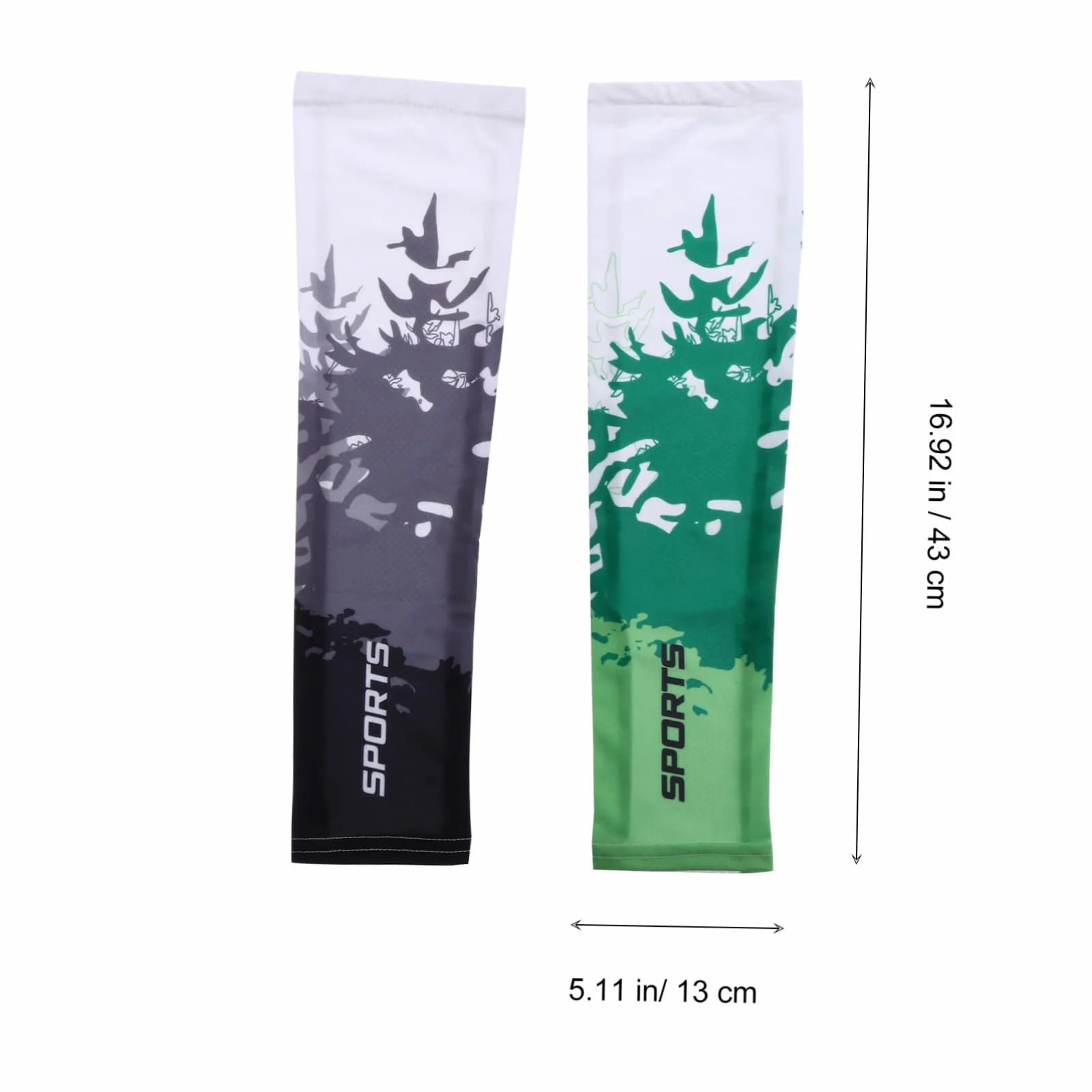 Toyvian 2paires Manches Pare-soleil Respirantes Pour Bras Protection Uv Manches Confortables Et Rafraîchissantes Pour Activités Extérieur