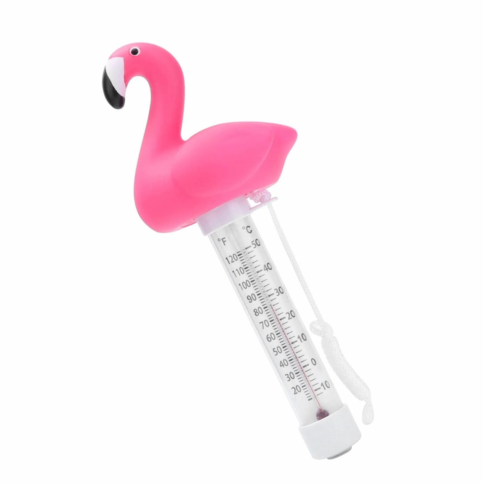 Thermomètre De Piscine Flottant, Flamant Rose, Intérieur Extérieur, Pour Piscine SPA